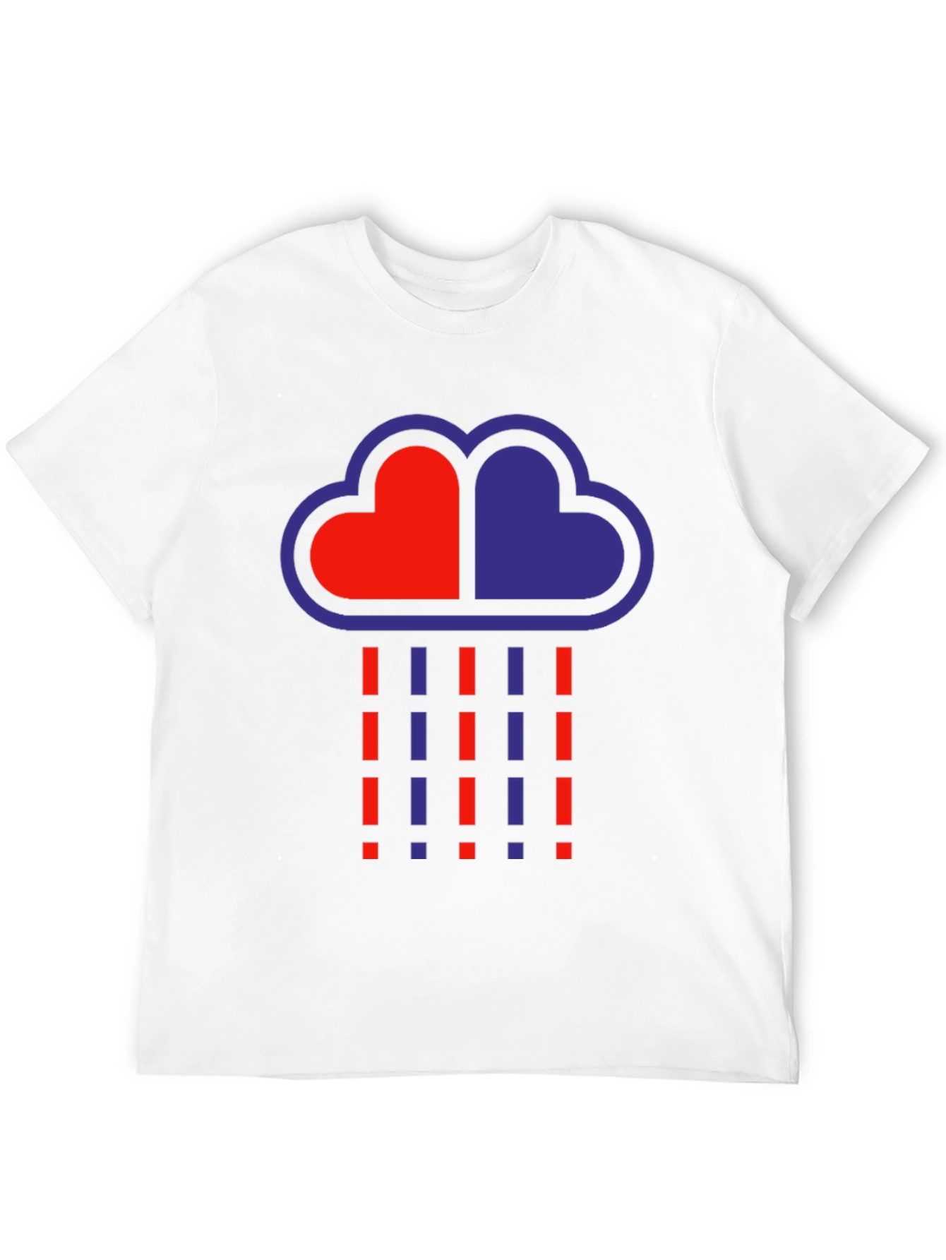 Heart Cloud Graphic Tee - Trendy Design