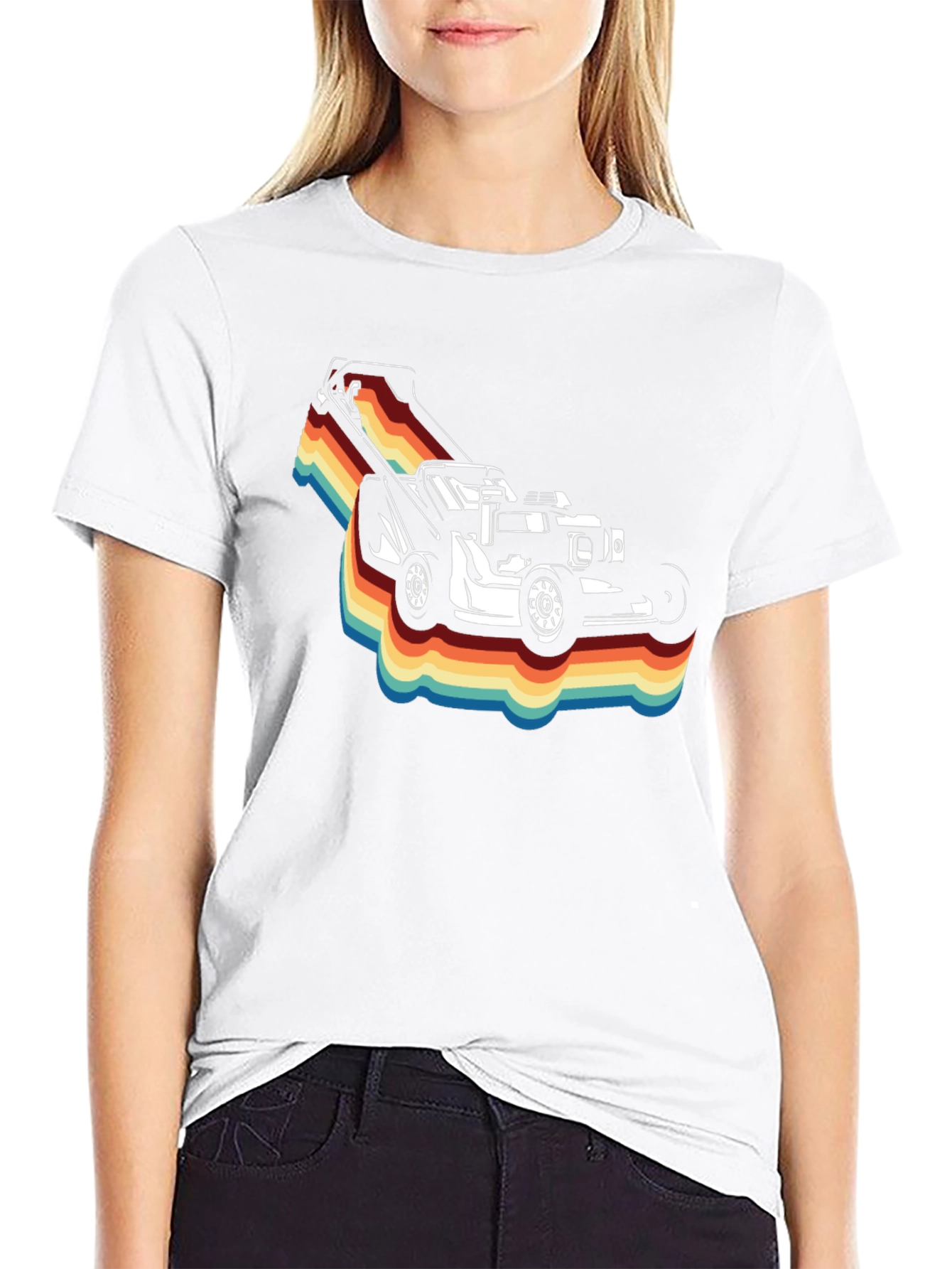 Retro Lawn Mower Graphic Tee