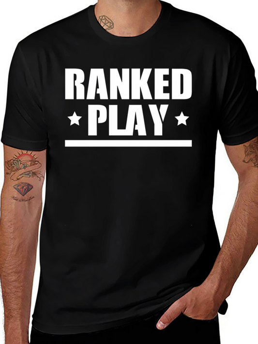 Ranked Play Graphic Tee - Gamer T-Shirt