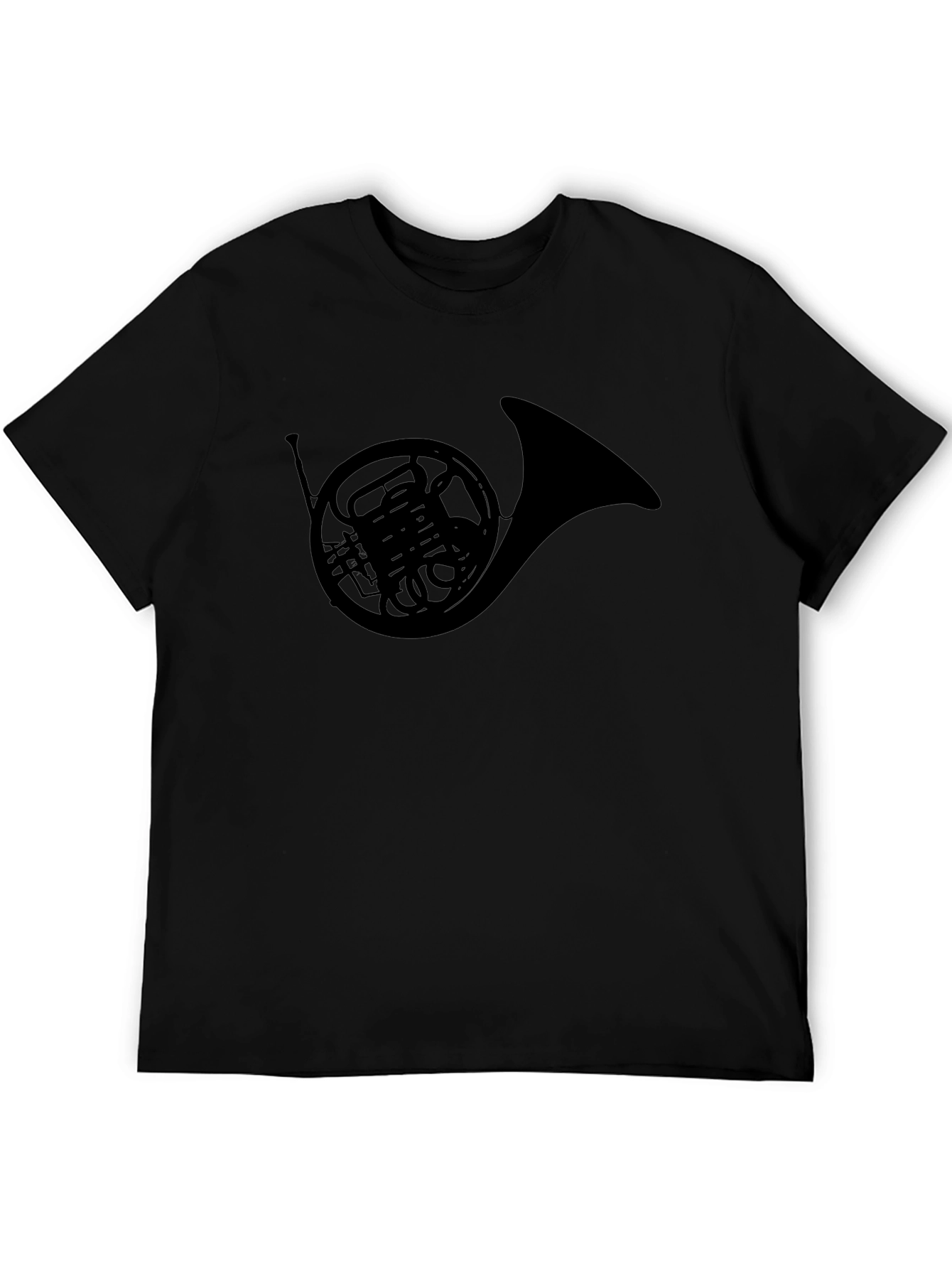 French Horn Graphic Tee - Musician T-Shirt