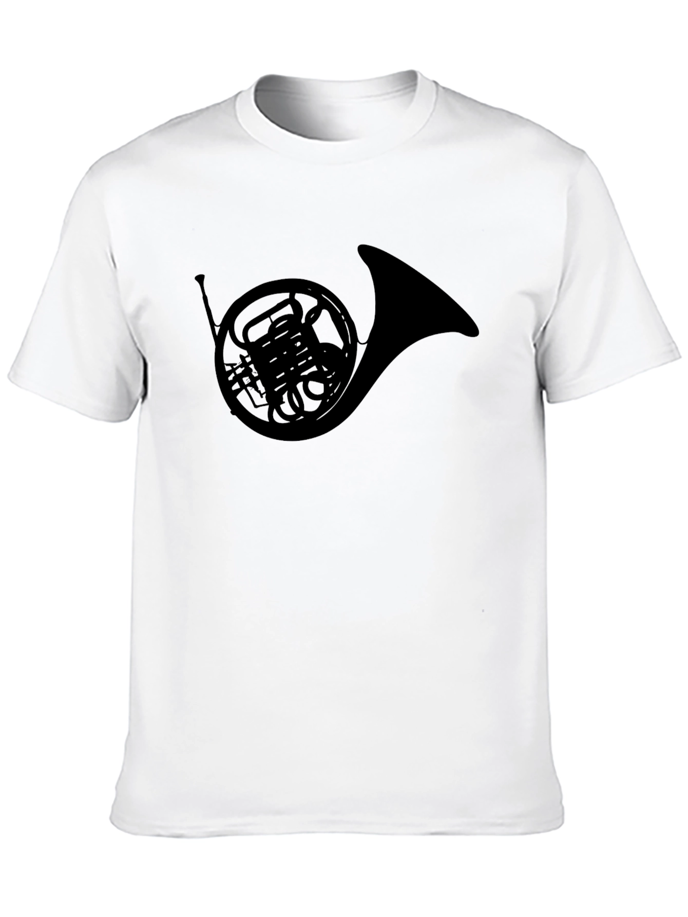 French Horn Graphic Tee - Musician T-Shirt