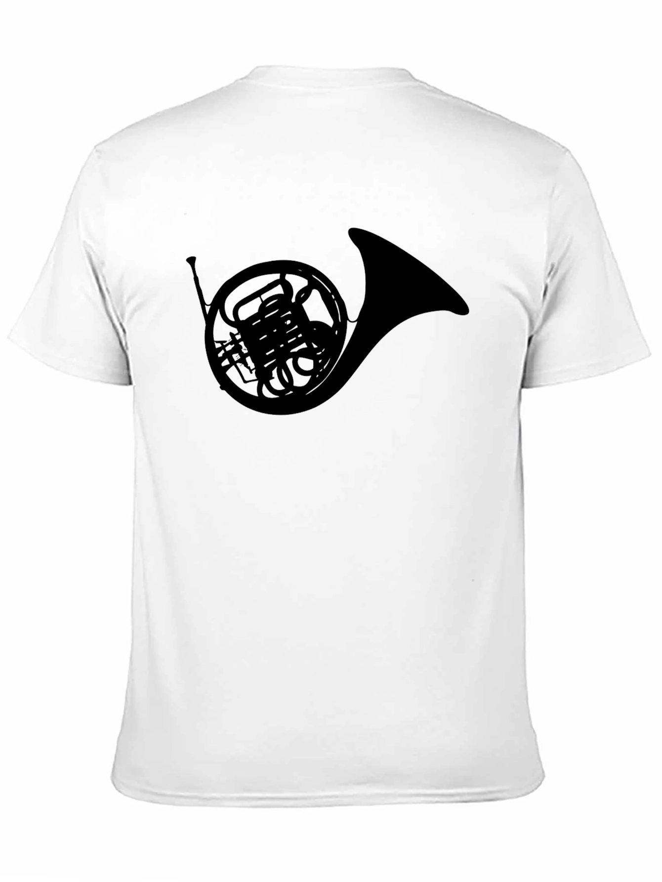 French Horn Graphic Tee - Musician T-Shirt