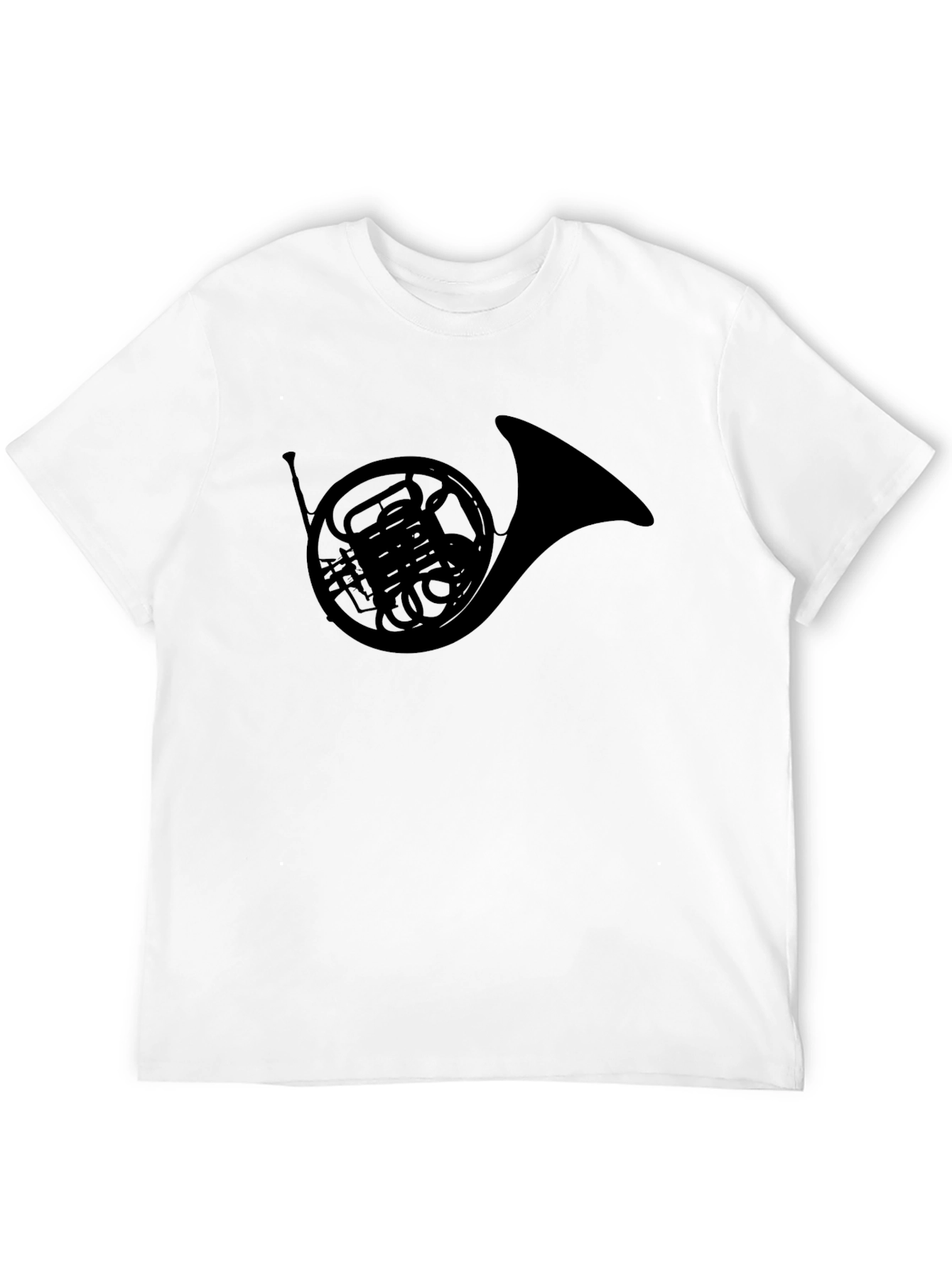 French Horn Graphic Tee - Musician T-Shirt