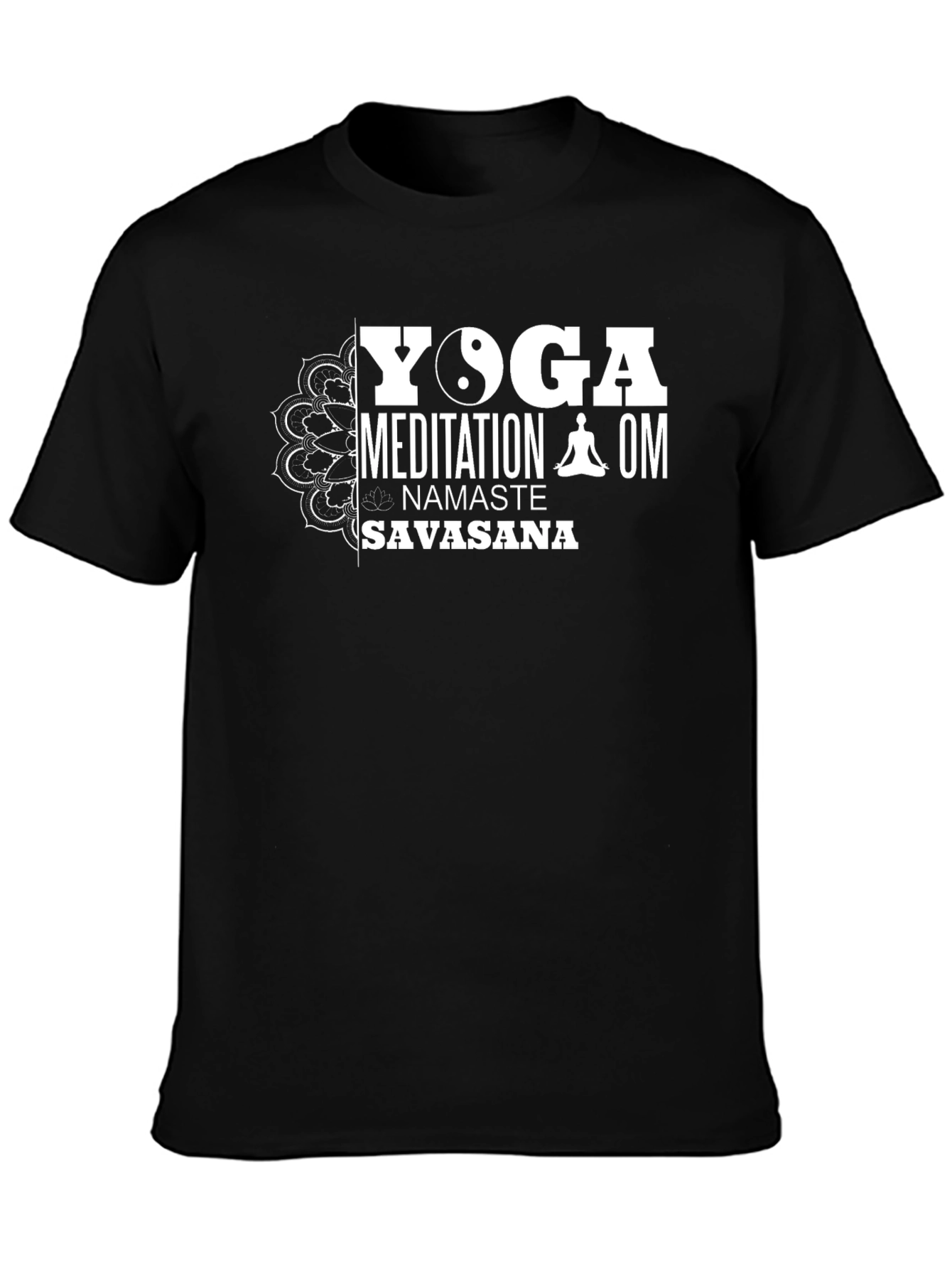 Yoga Meditation Namaste Graphic T-Shirt