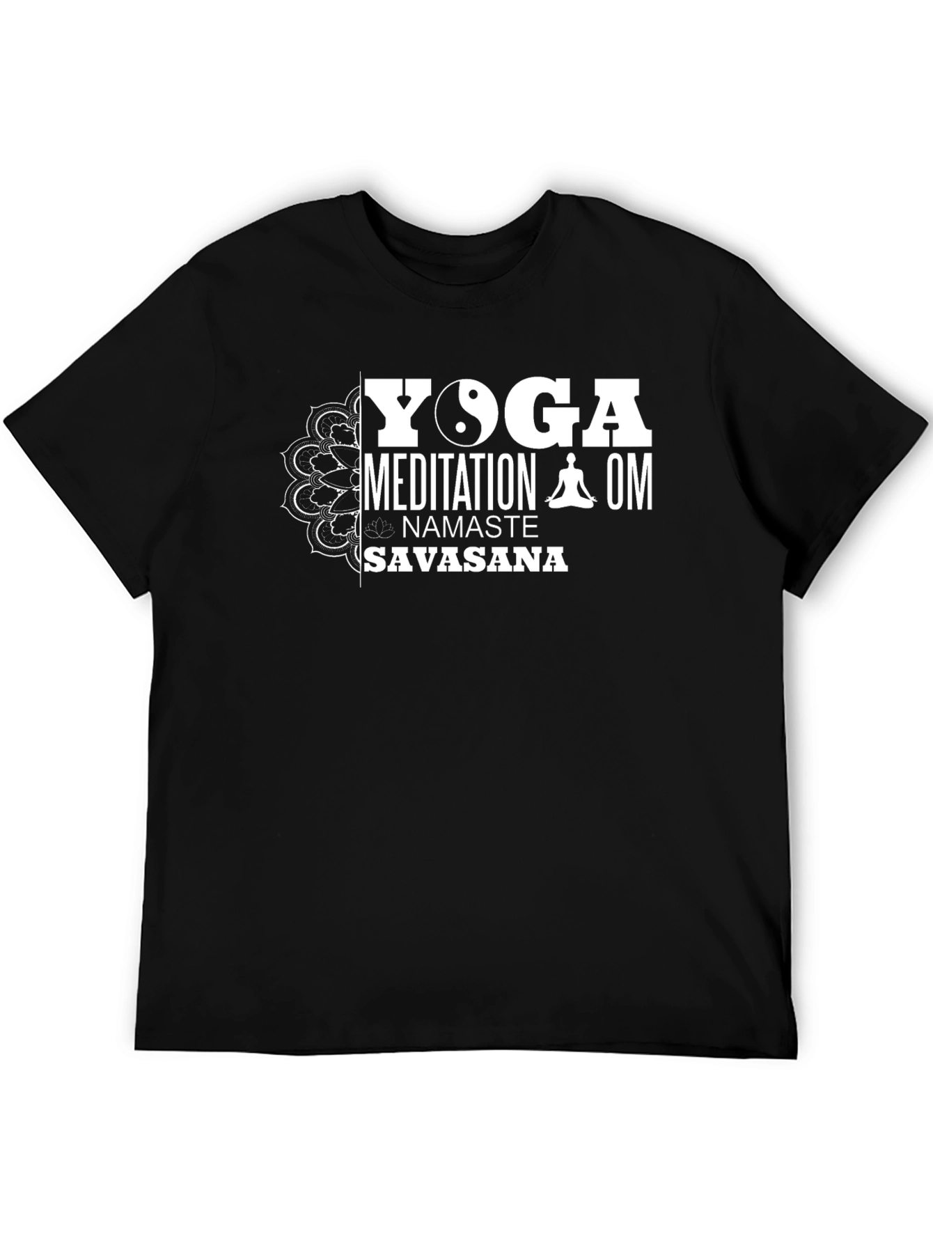 Yoga Meditation Namaste Graphic T-Shirt