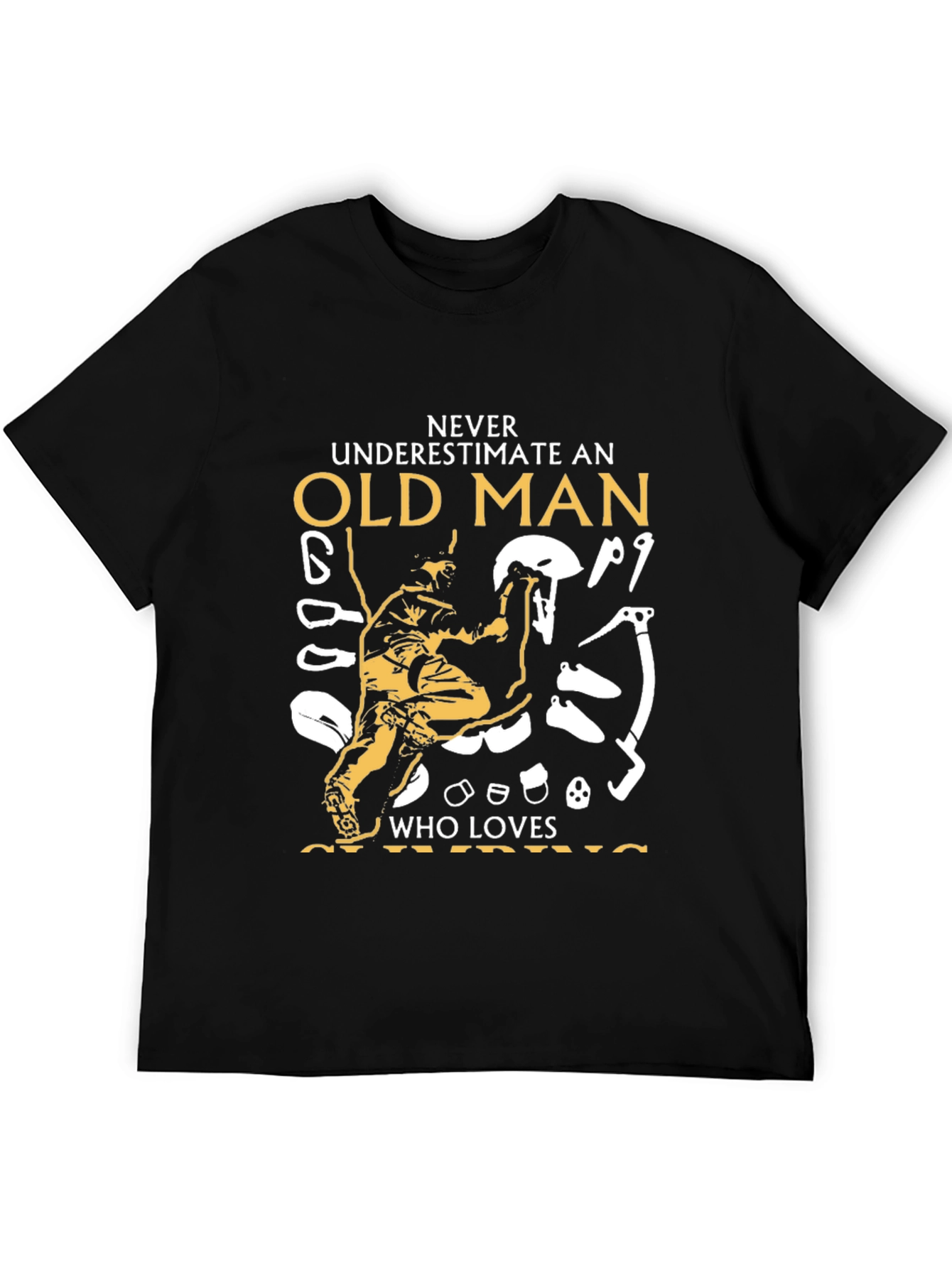 Climbing Old Man Graphic Tee