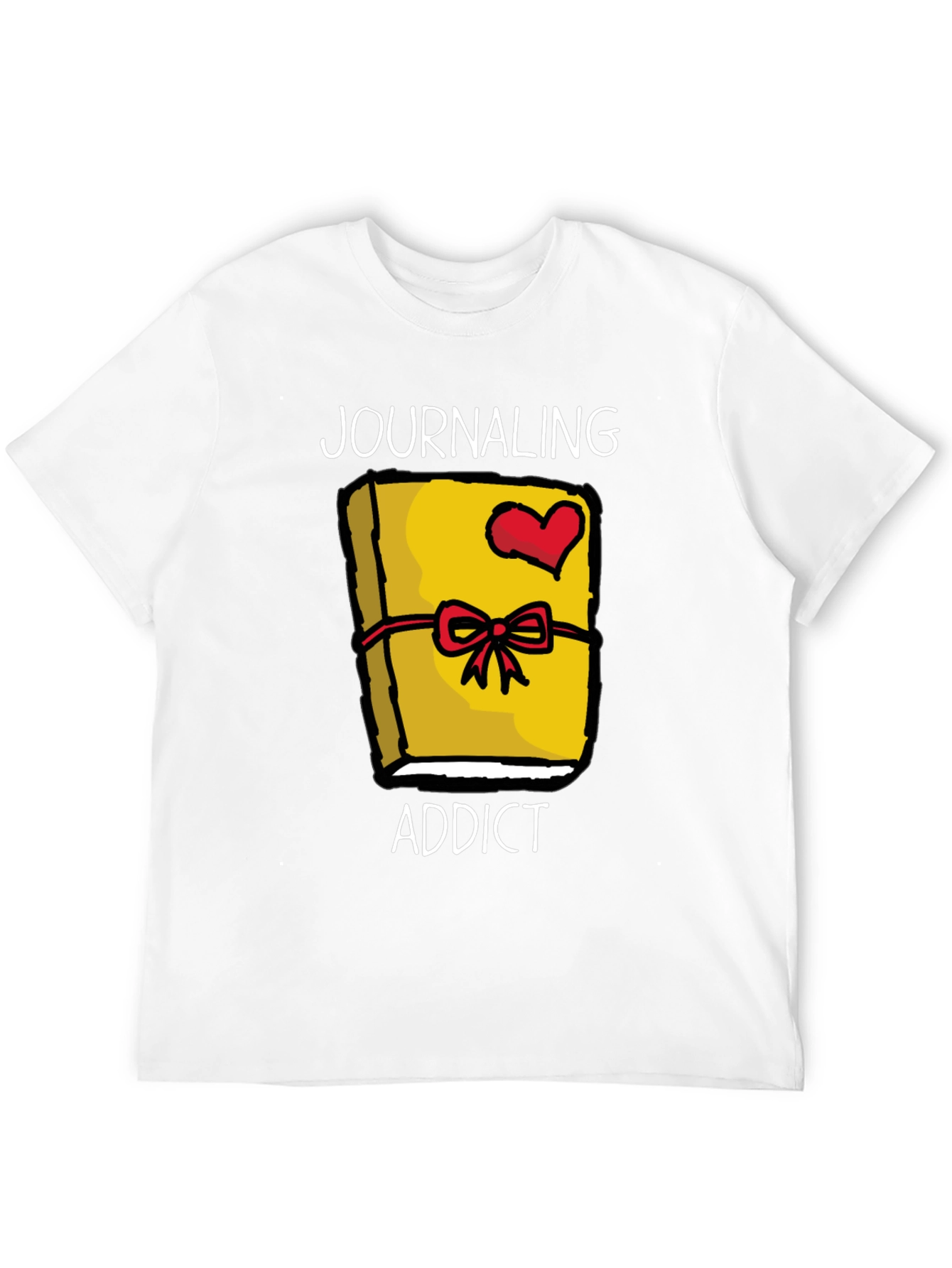 Journaling Addict Graphic Tee - Novelty Journal Lover Shirt