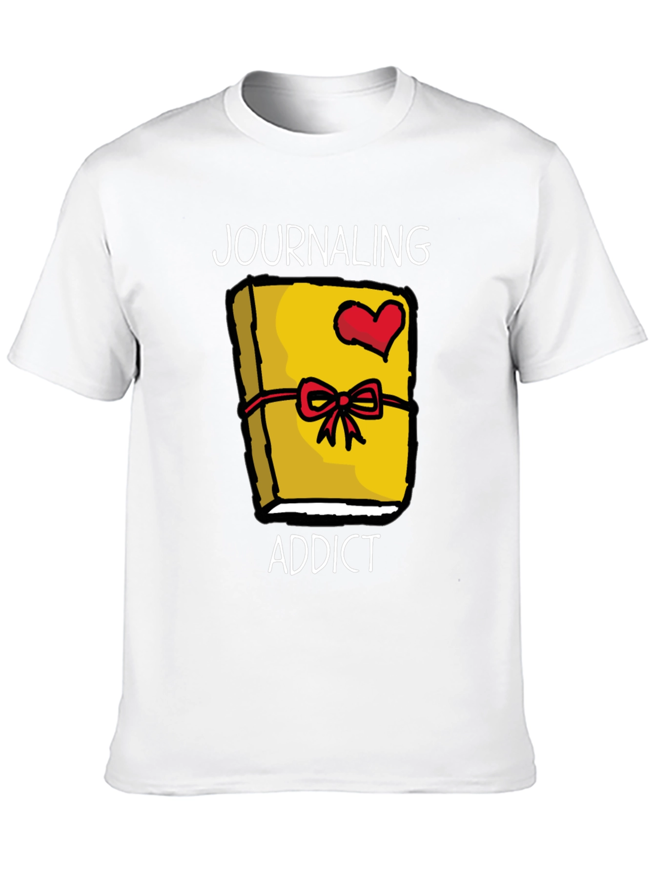 Journaling Addict Graphic Tee - Novelty Journal Lover Shirt