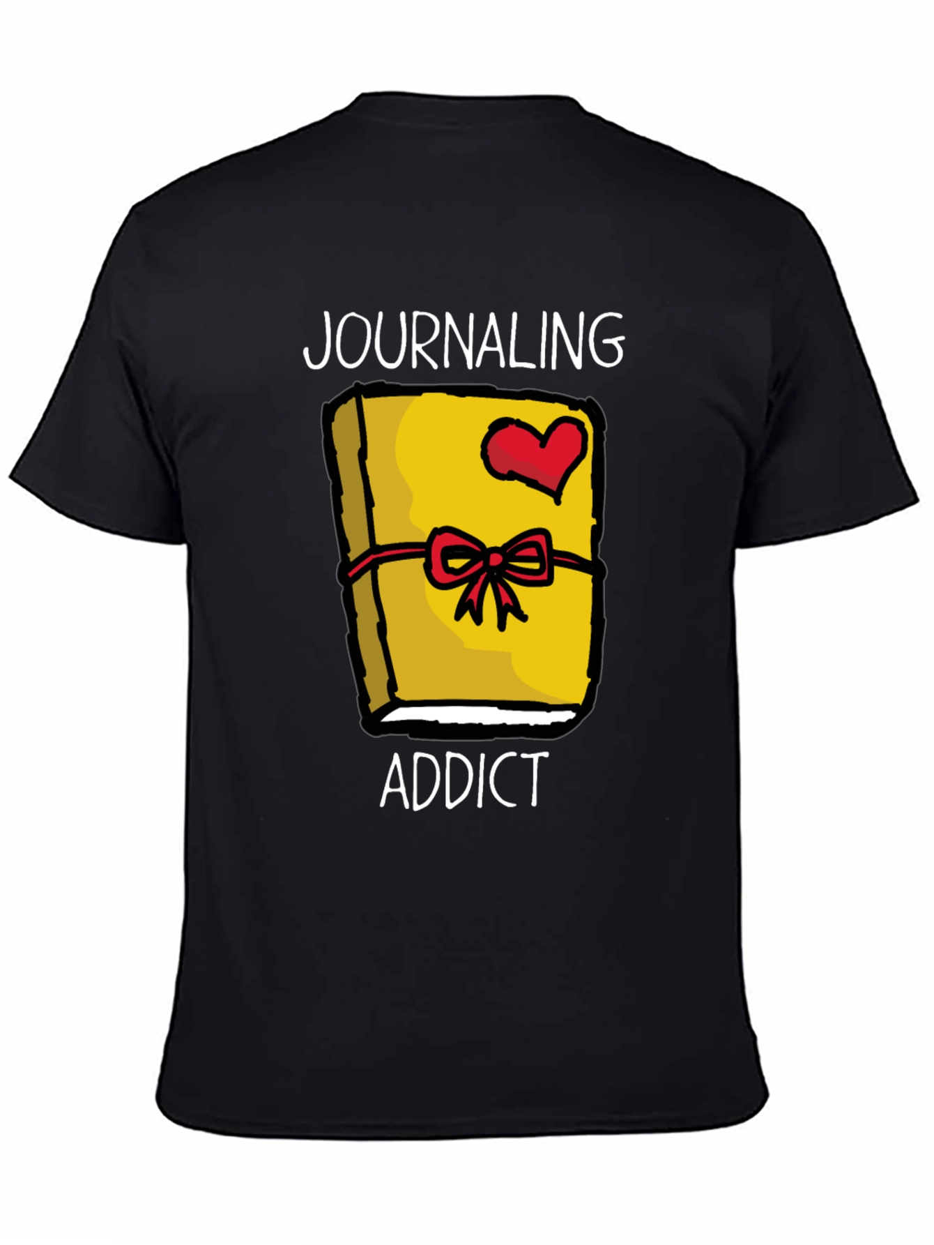 Journaling Addict Graphic Tee - Novelty Journal Lover Shirt