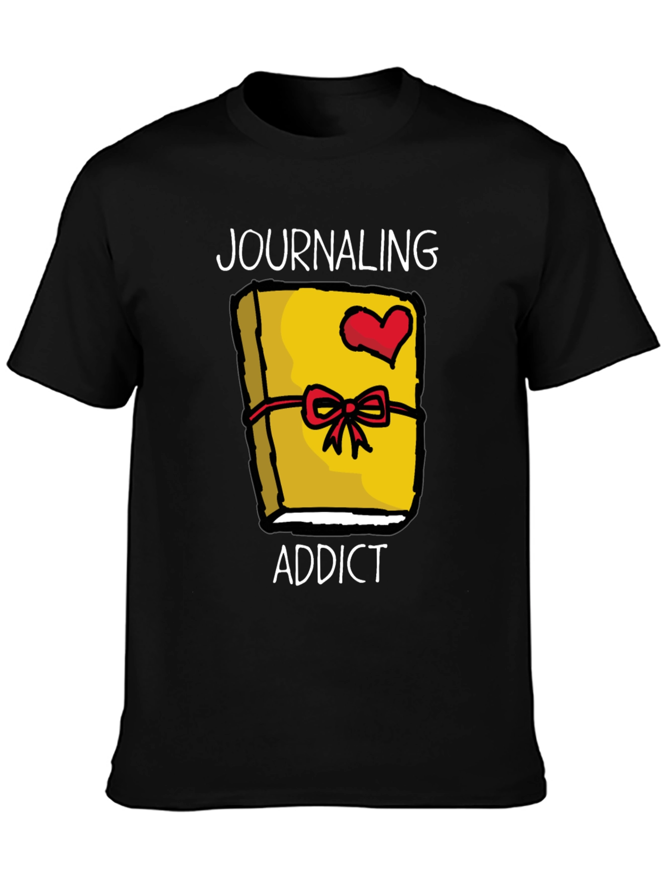 Journaling Addict Graphic Tee - Novelty Journal Lover Shirt