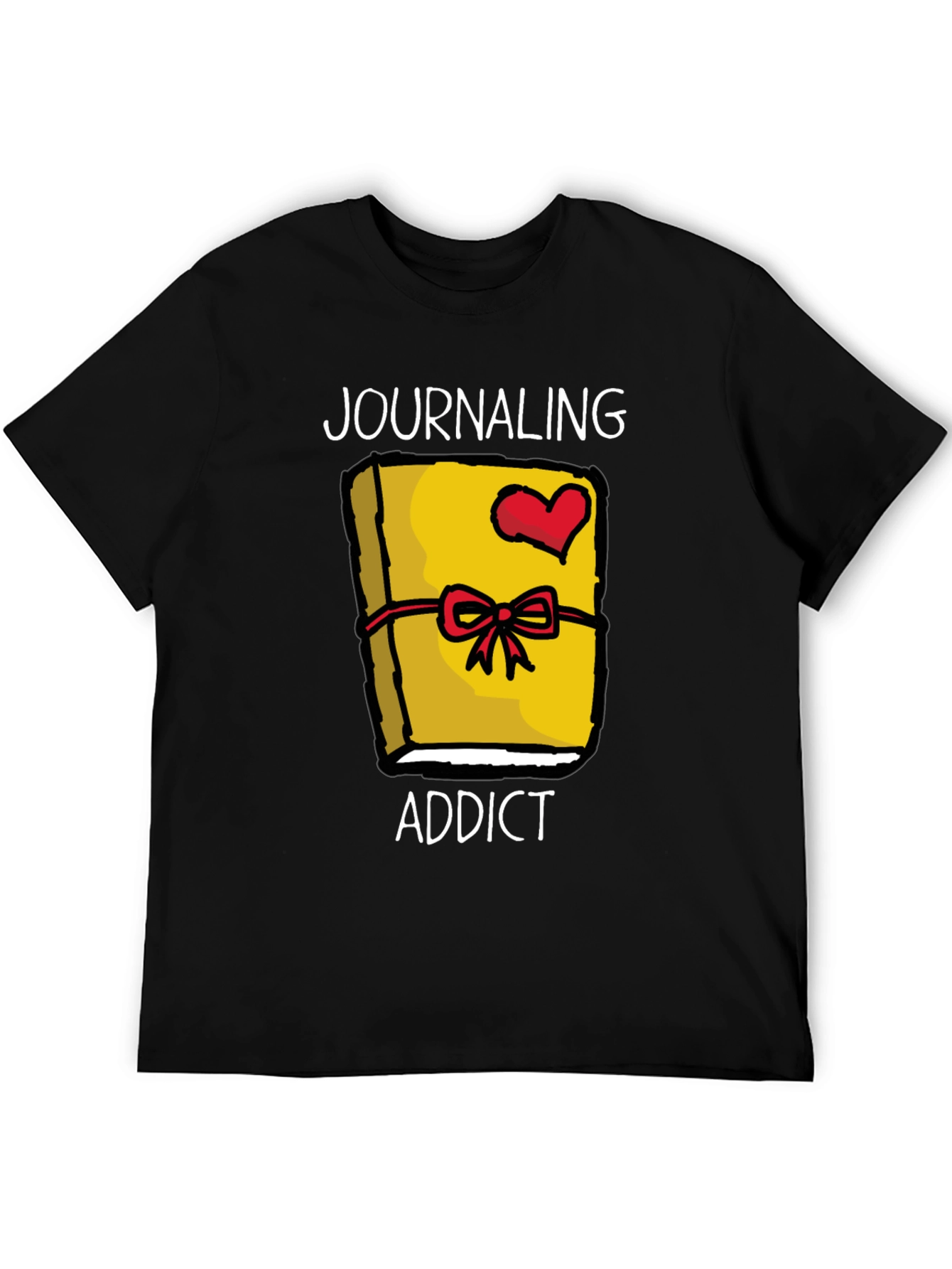 Journaling Addict Graphic Tee - Novelty Journal Lover Shirt