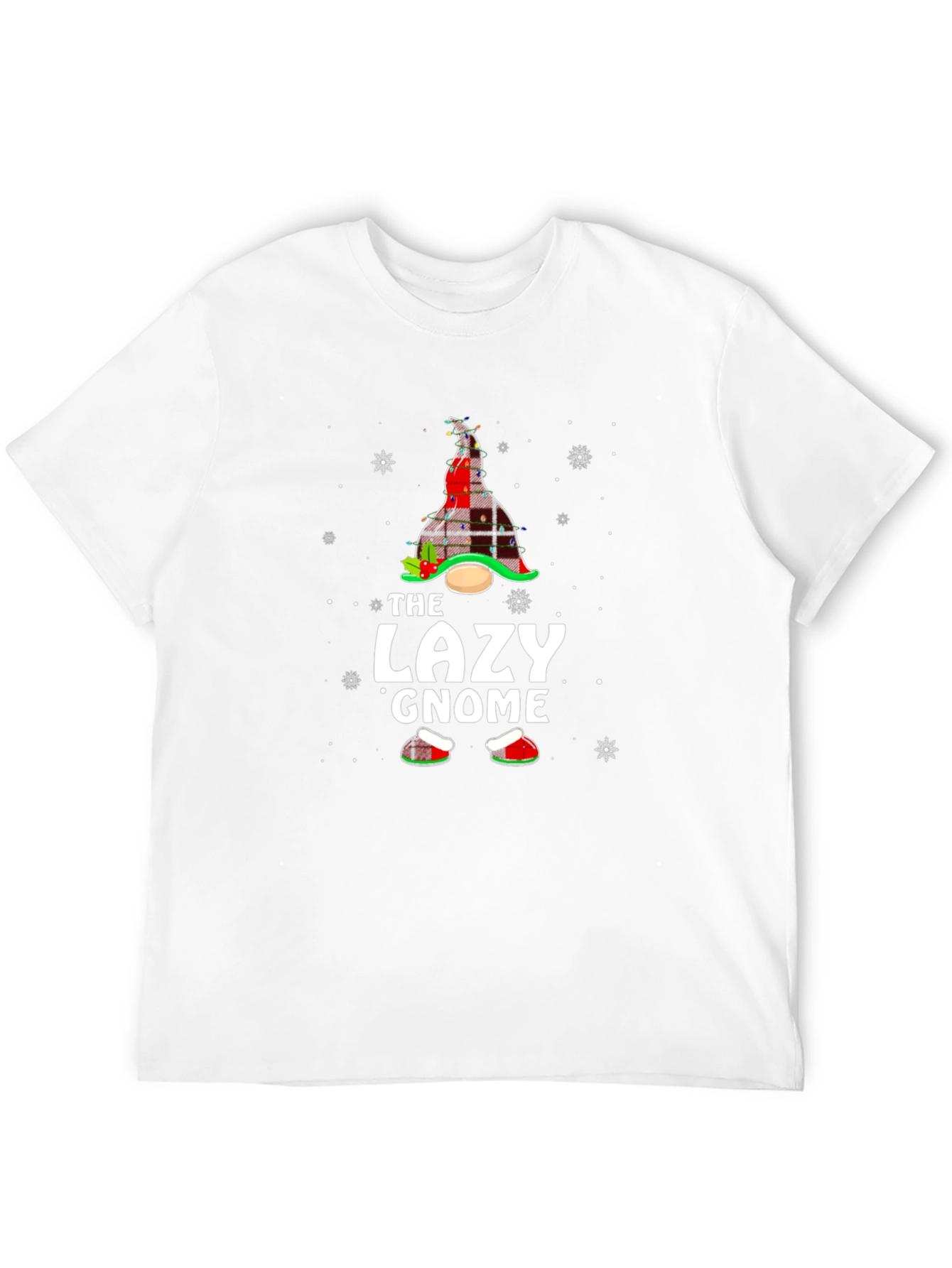 The Lazy Gnome Christmas Graphic Tee