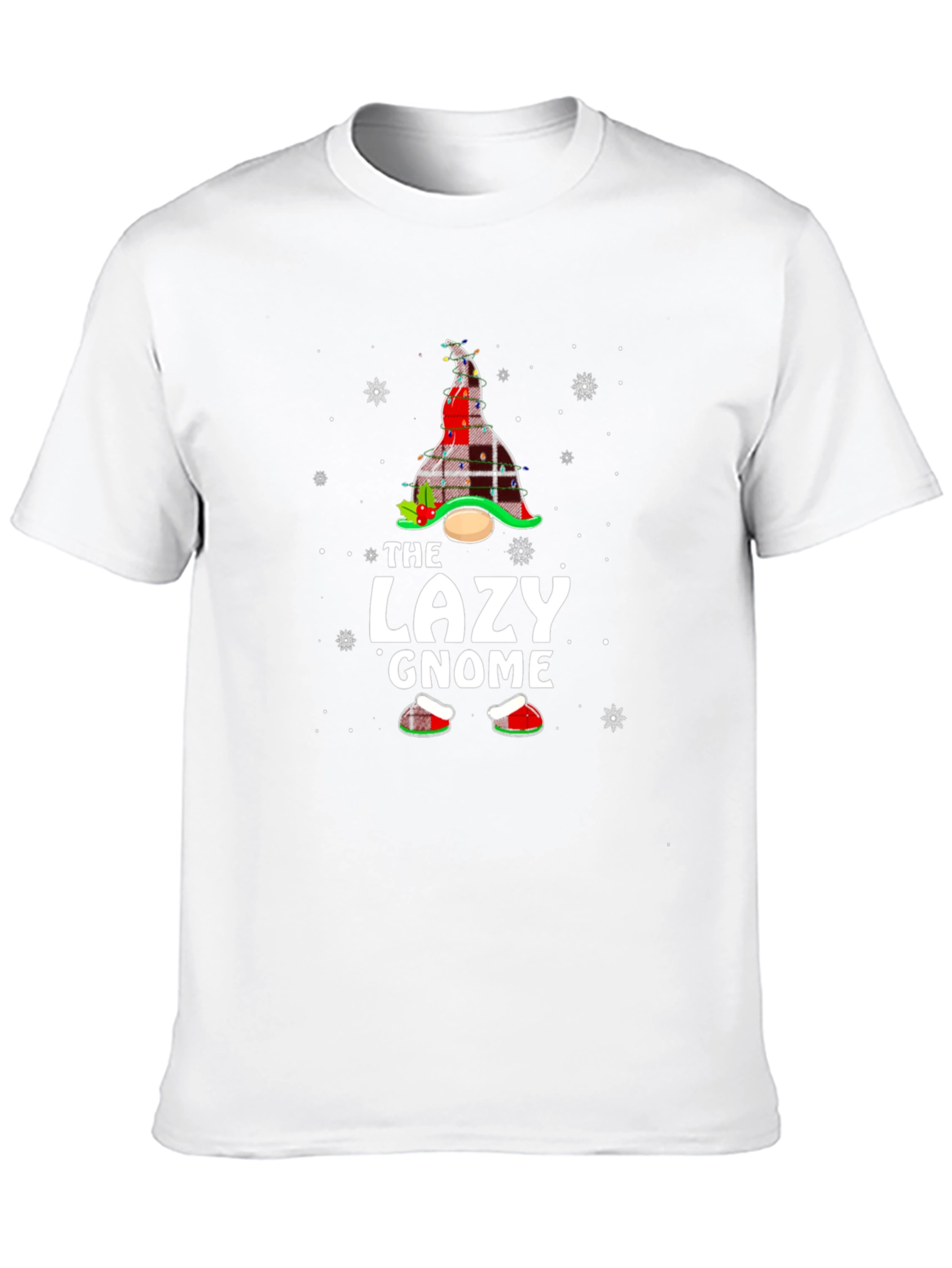 The Lazy Gnome Christmas Graphic Tee
