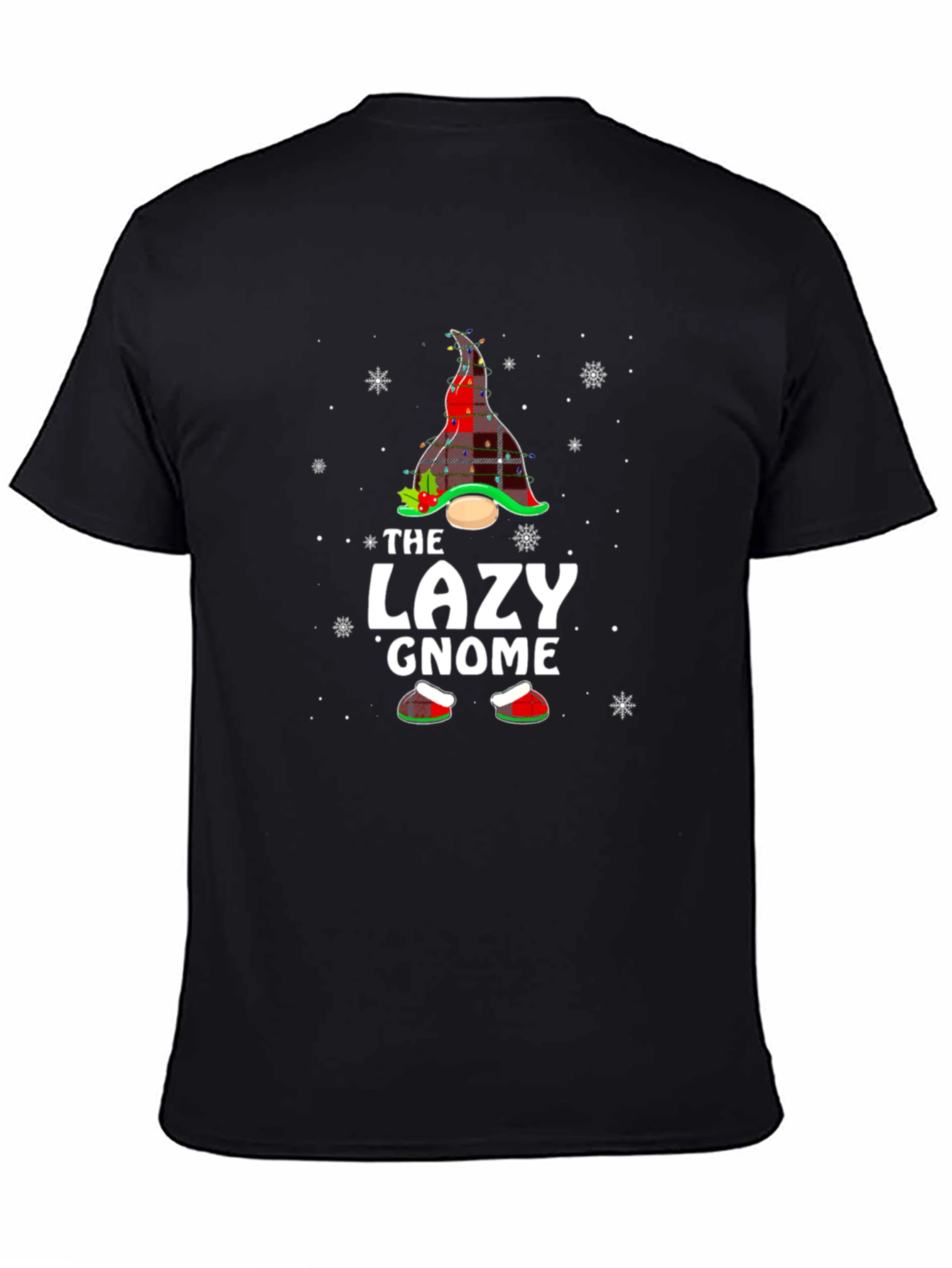 The Lazy Gnome Christmas Graphic Tee
