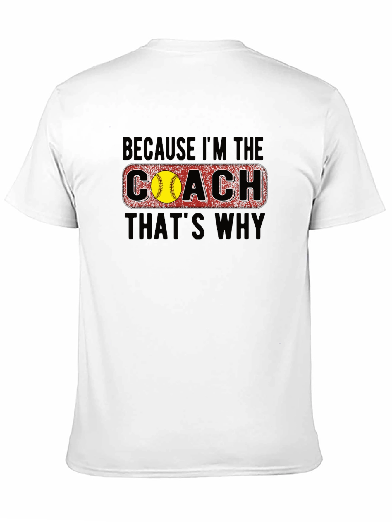 Coach T-Shirt - Softball Design