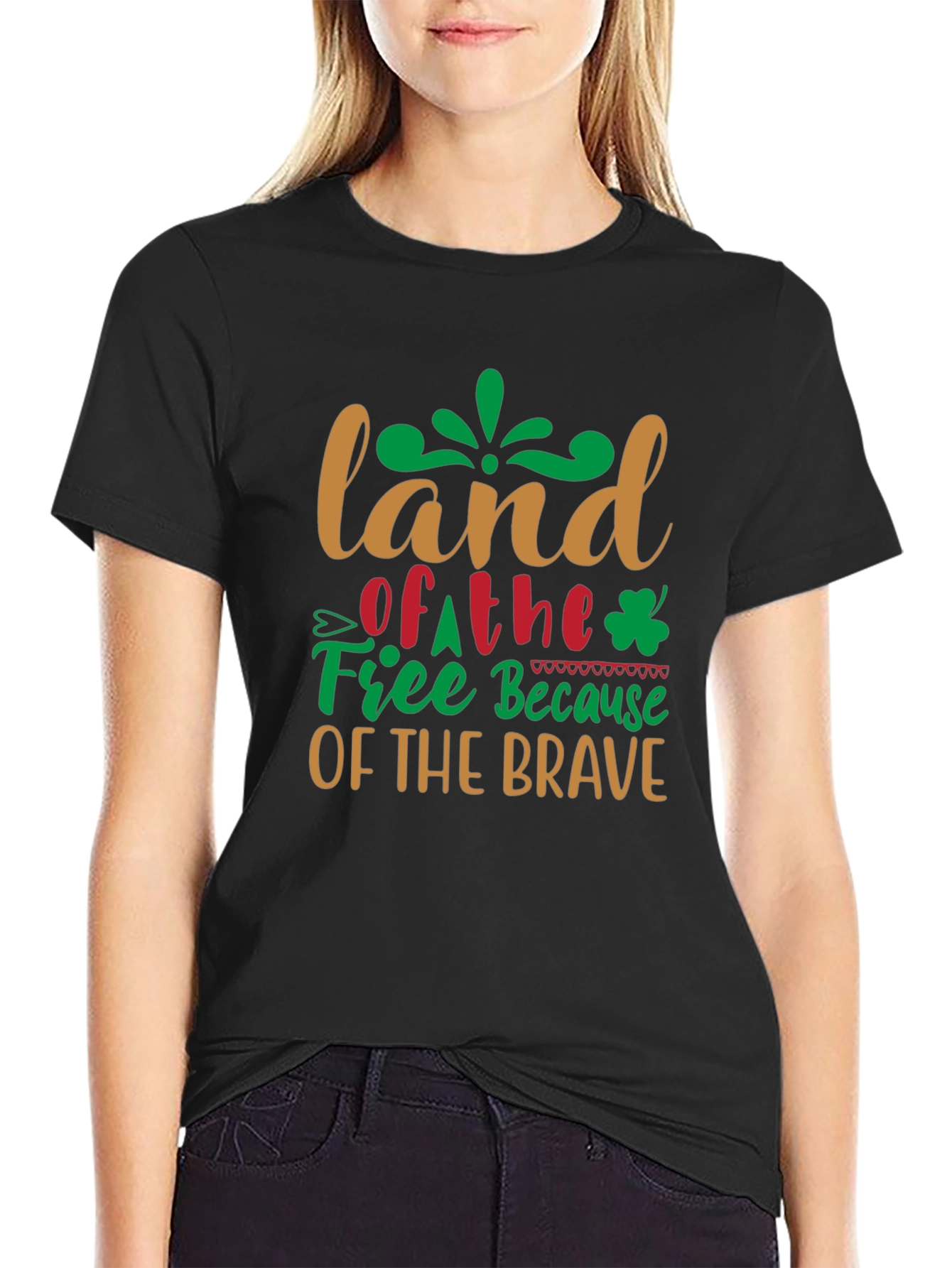 Land of the Free Patriotic Graphic Tee