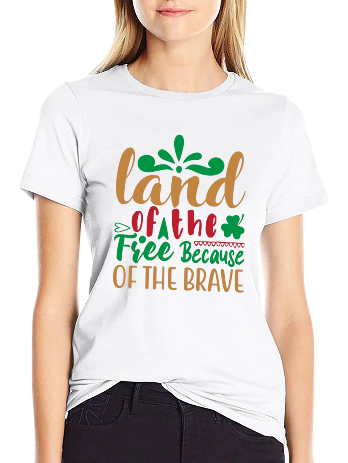 Land of the Free Patriotic Graphic Tee
