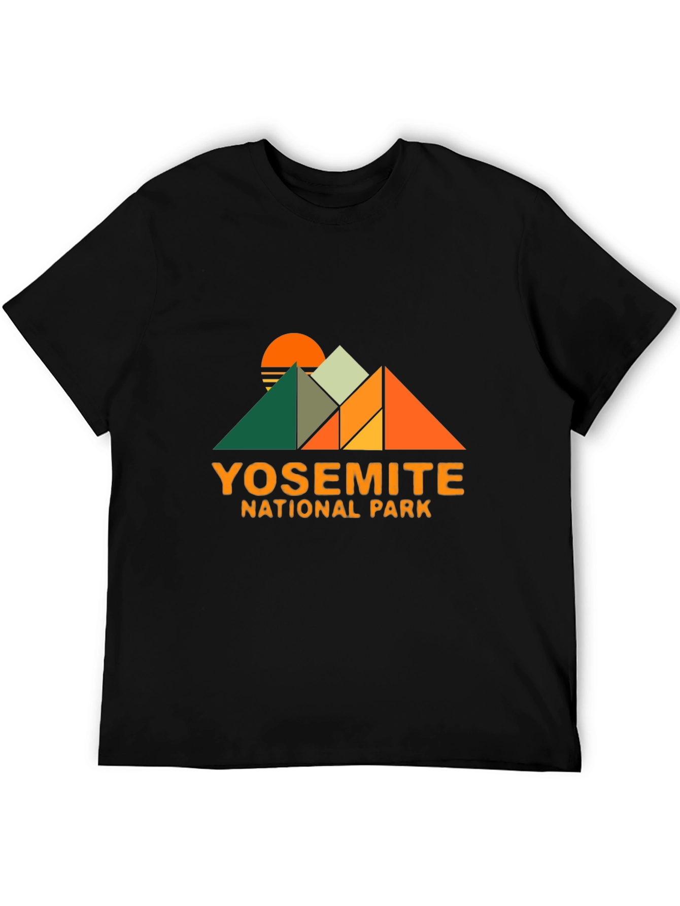 Yosemite National Park Geometric Graphic T-Shirt