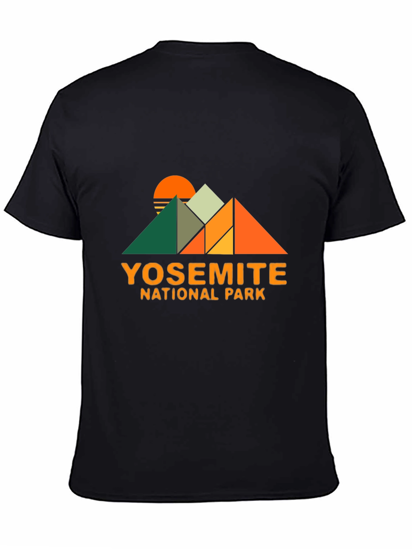 Yosemite National Park Geometric Graphic T-Shirt