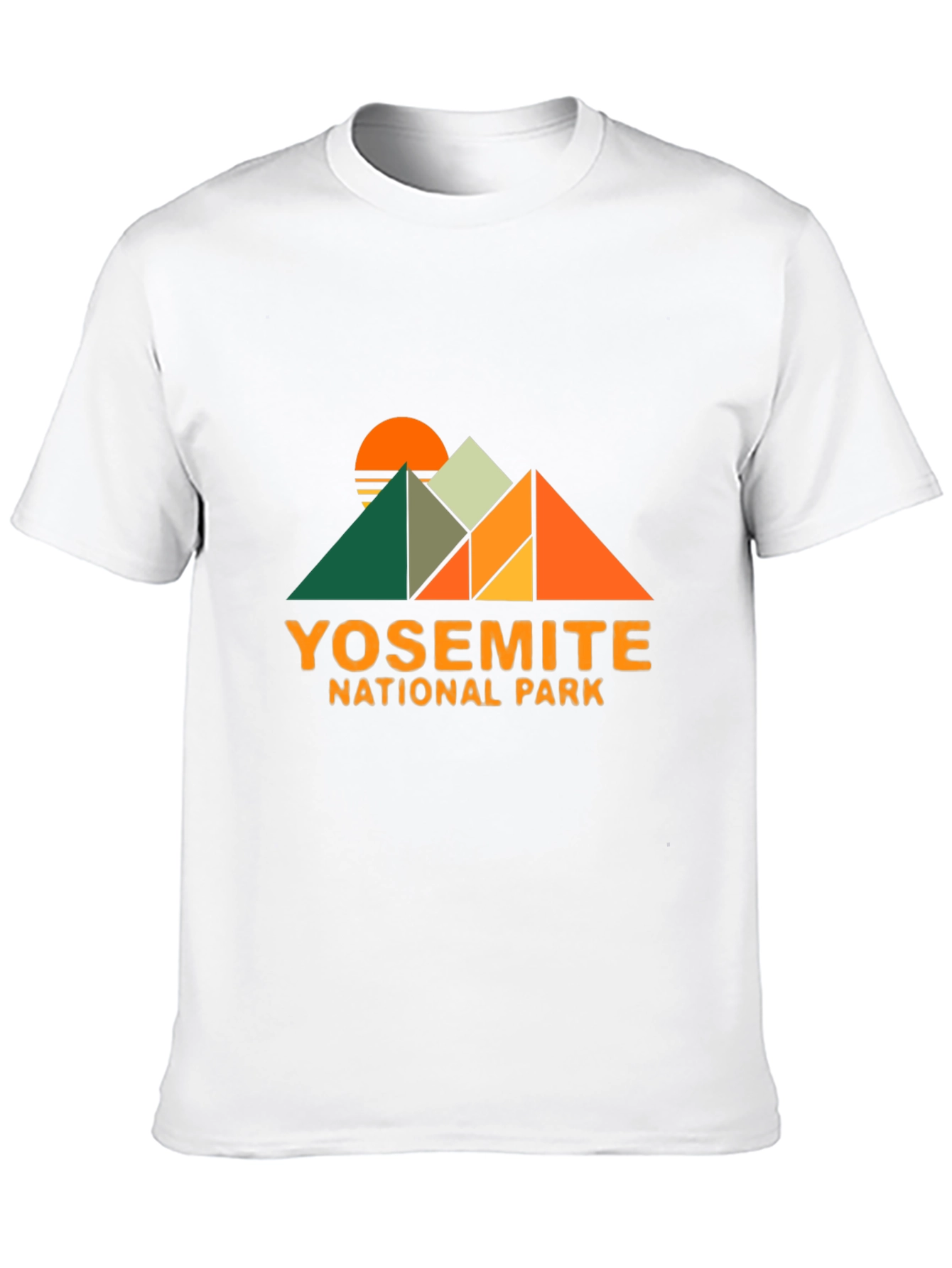 Yosemite National Park Geometric Graphic T-Shirt