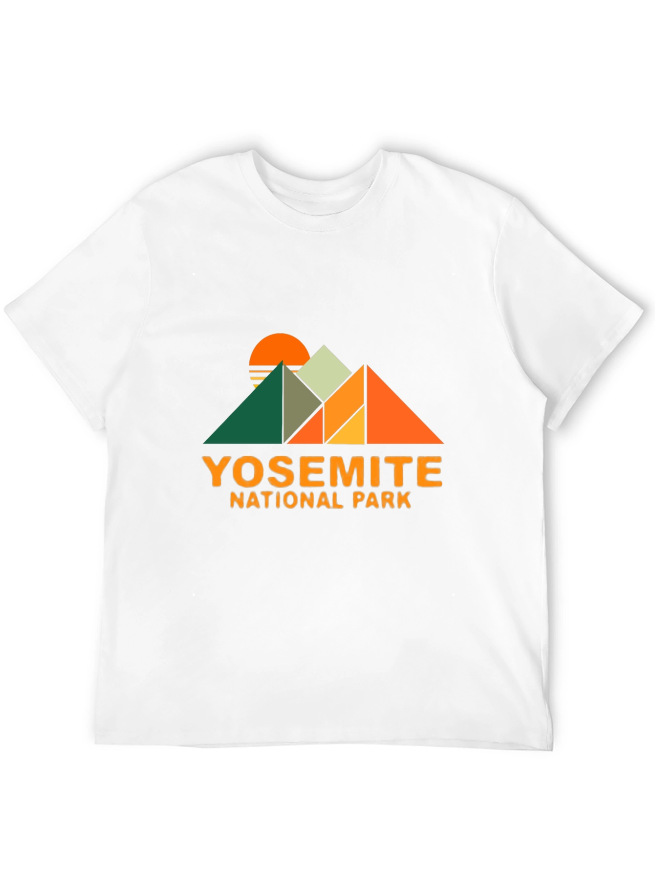 Yosemite National Park Geometric Graphic T-Shirt
