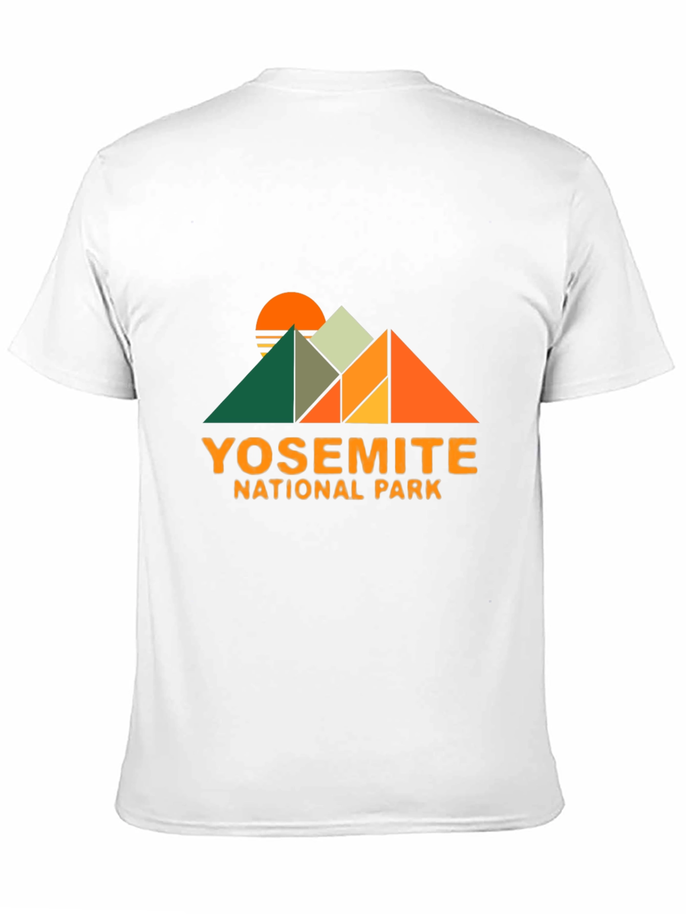 Yosemite National Park Geometric Graphic T-Shirt