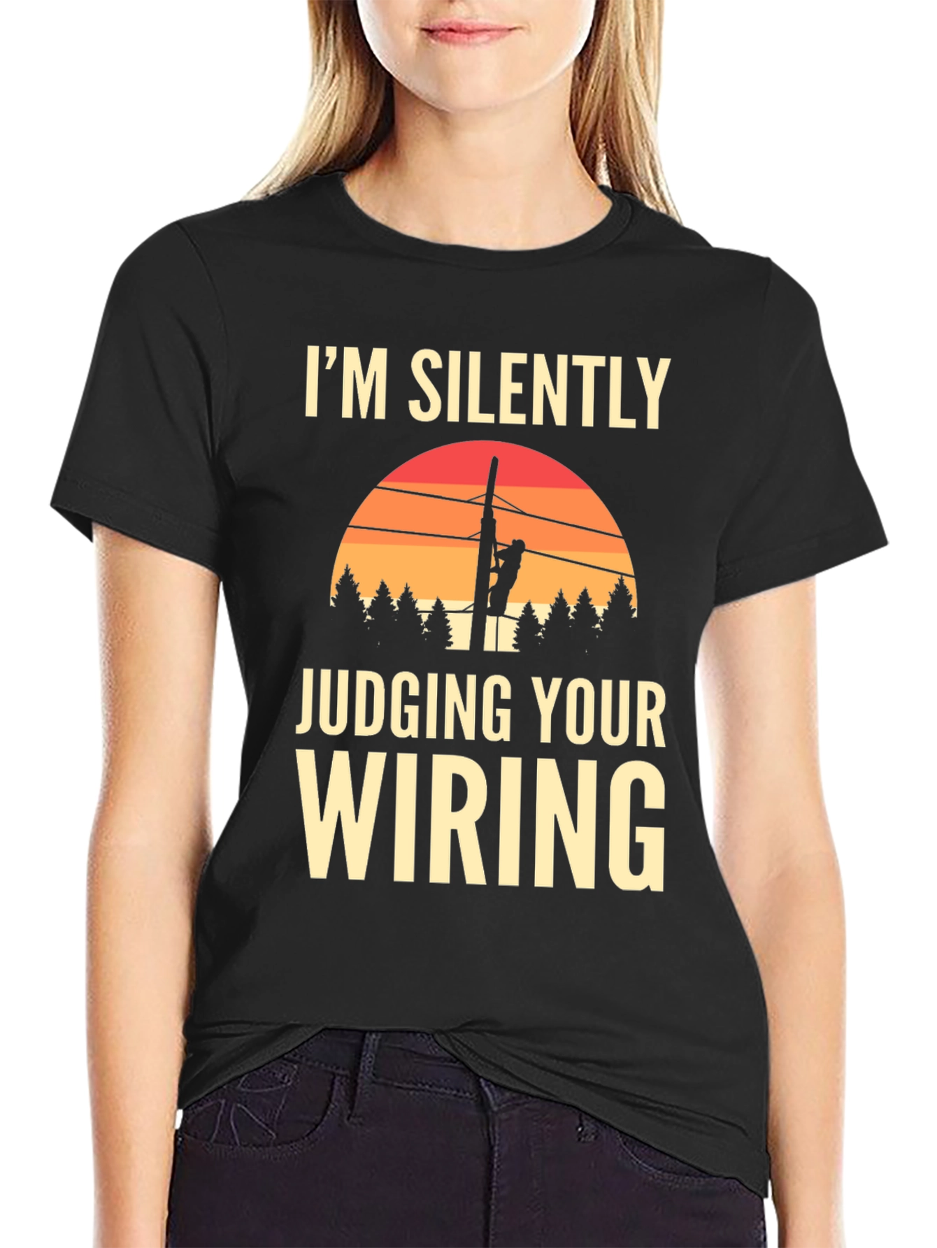 Im Silently Judging Your Wiring Graphic T-Shirt