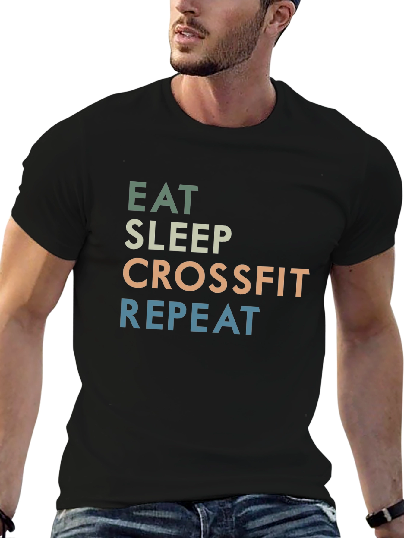 Eat Sleep Crossfit Repeat T-Shirt