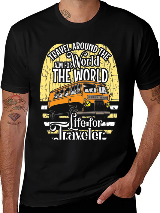 Travel Around the World Graphic Tee