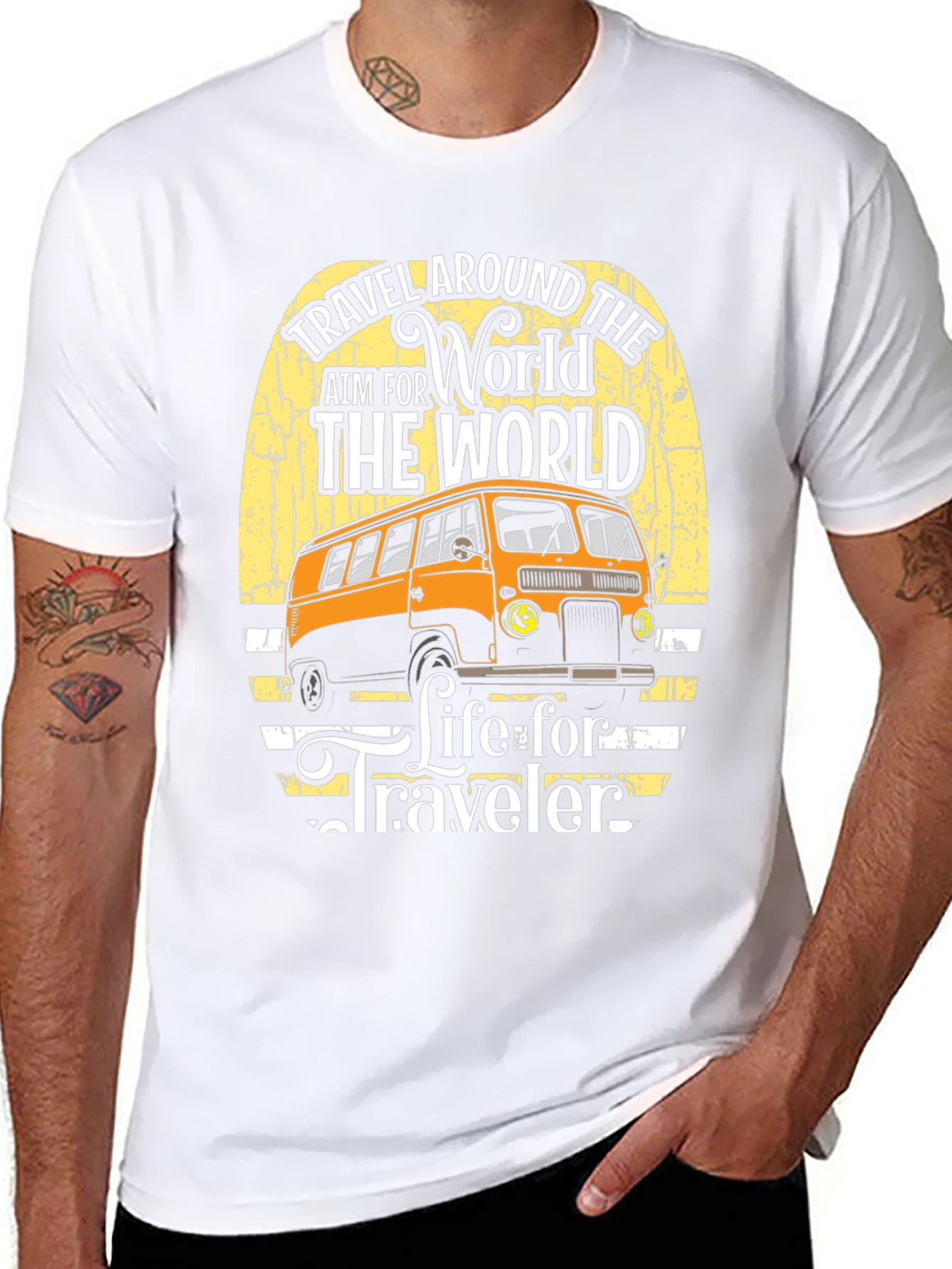 Travel Around the World Graphic Tee