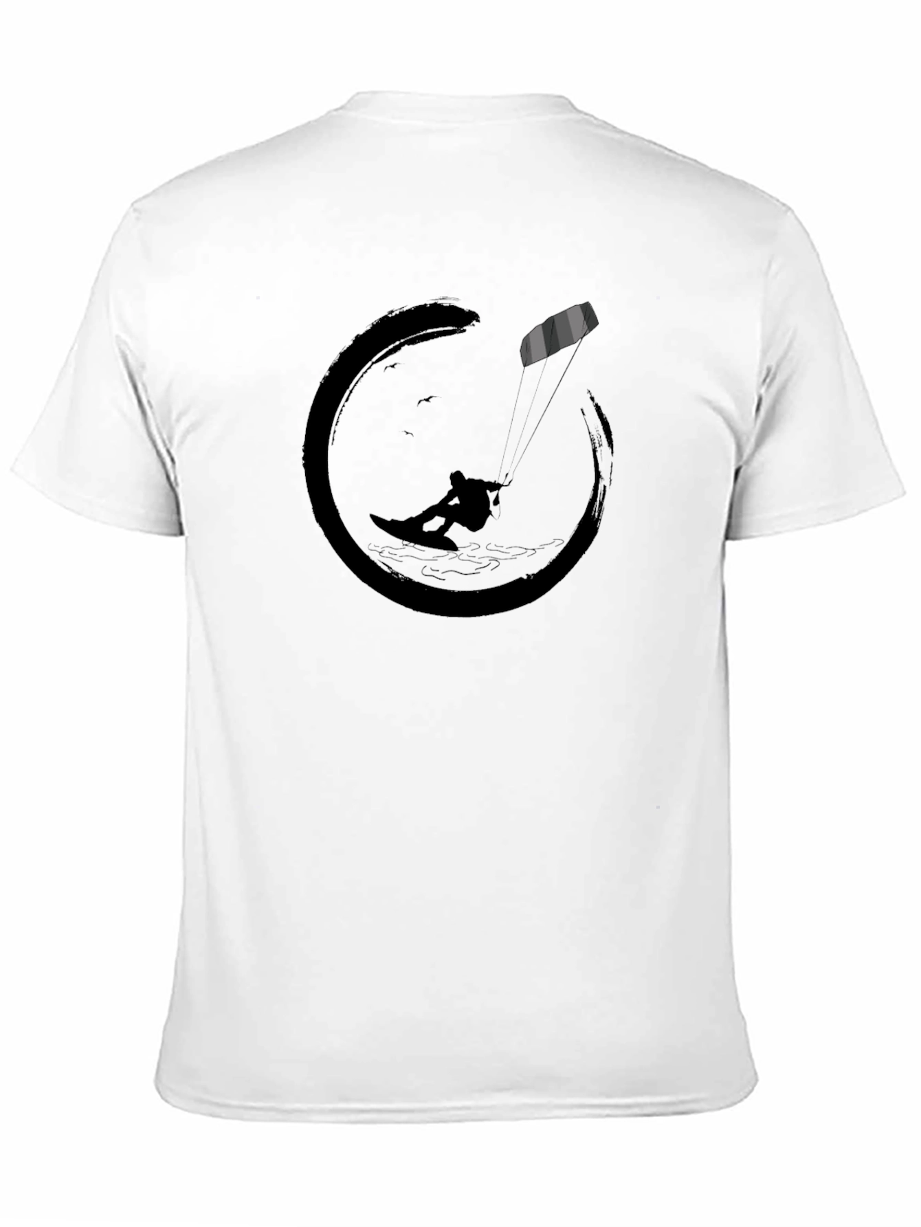 Black Kite Surfing Graphic Tee