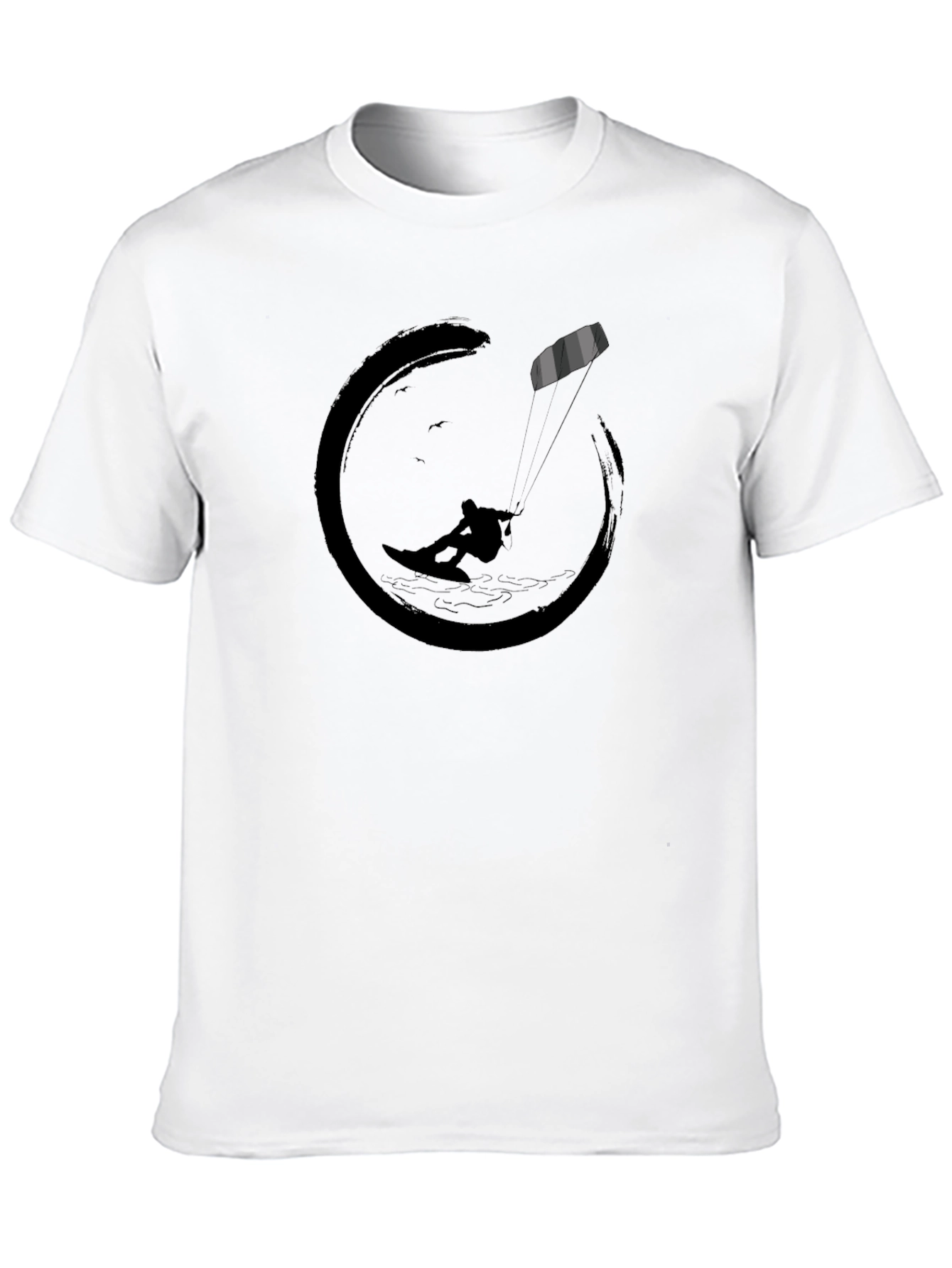 Black Kite Surfing Graphic Tee