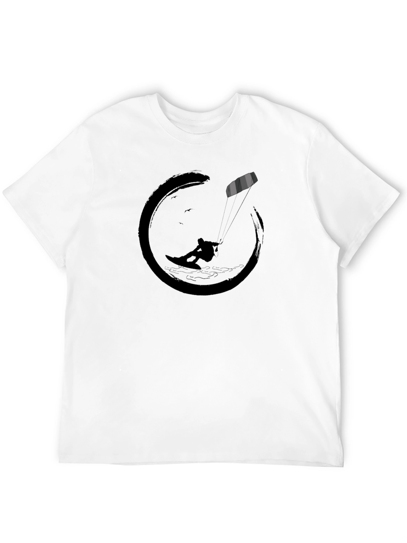 Black Kite Surfing Graphic Tee