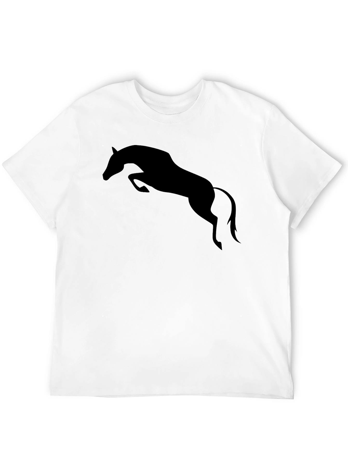Black Horse Silhouette Graphic Tee