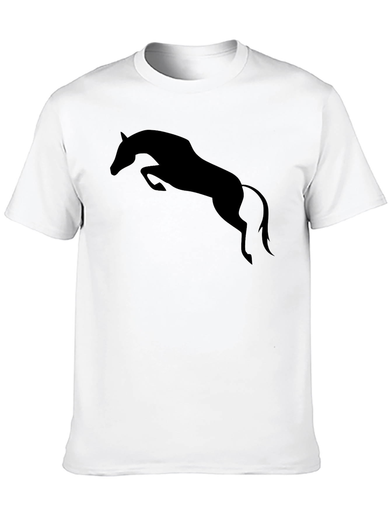 Black Horse Silhouette Graphic Tee