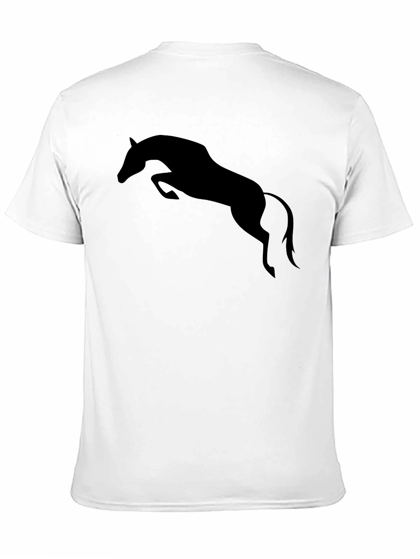 Black Horse Silhouette Graphic Tee