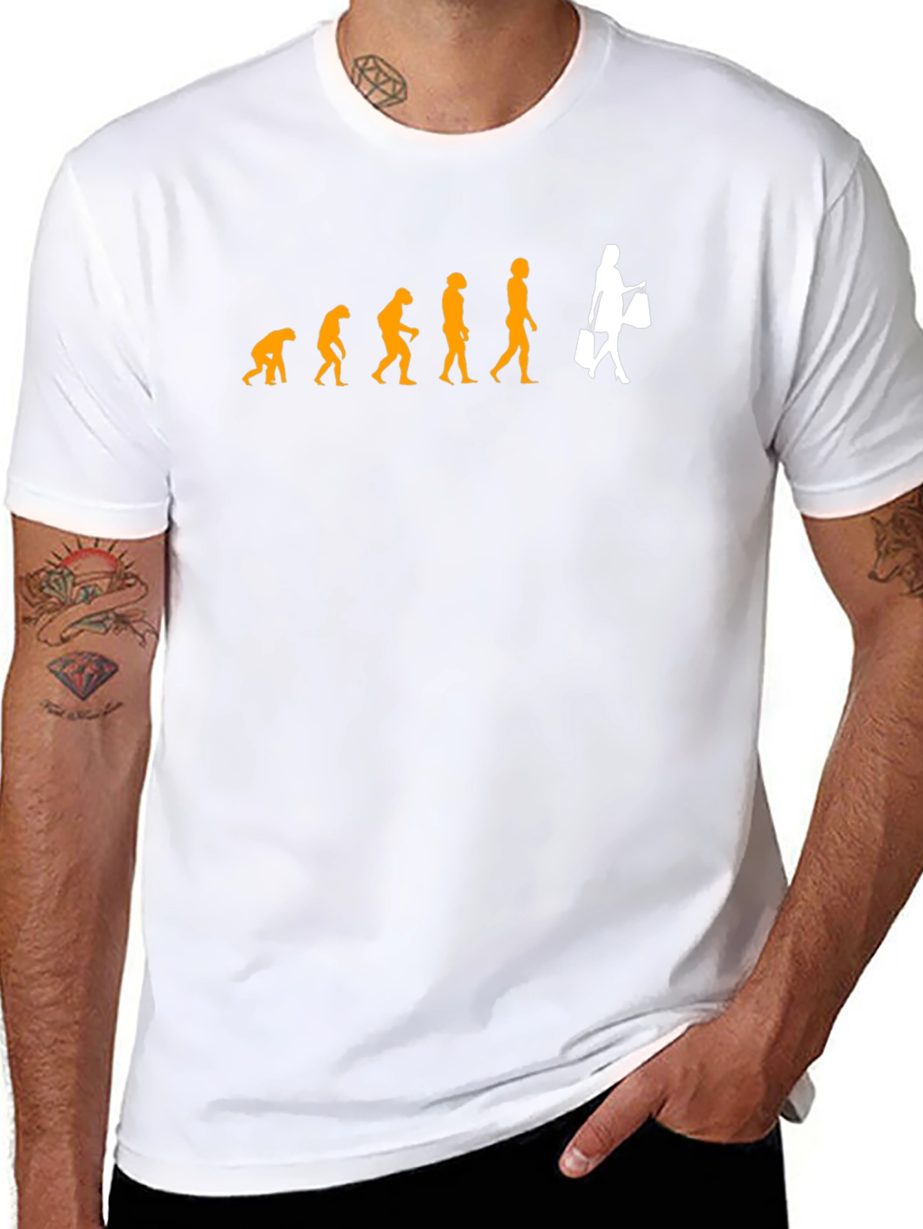 Evolution of a Shopper Graphic T-Shirt