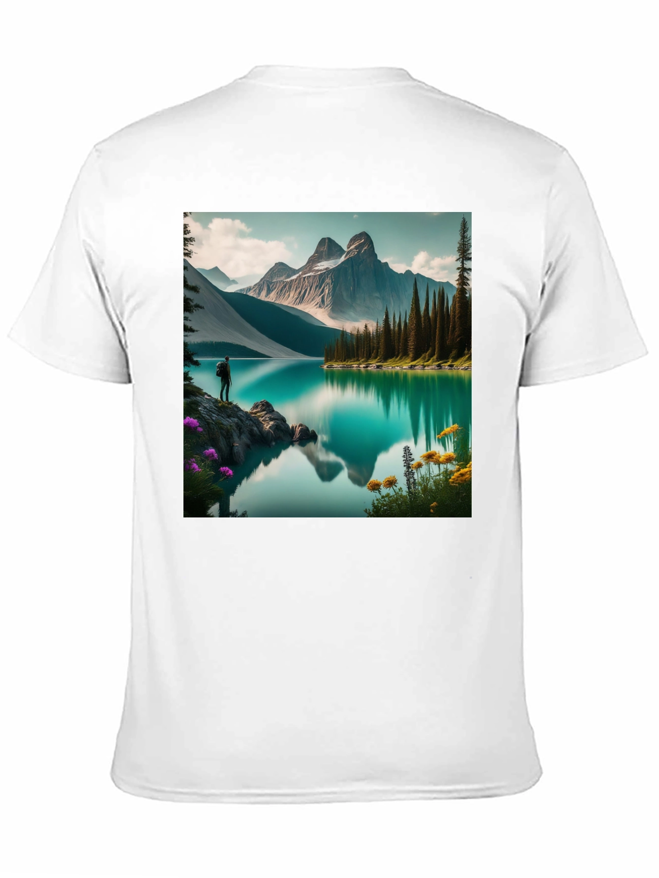 Mountain Lake Graphic Tee