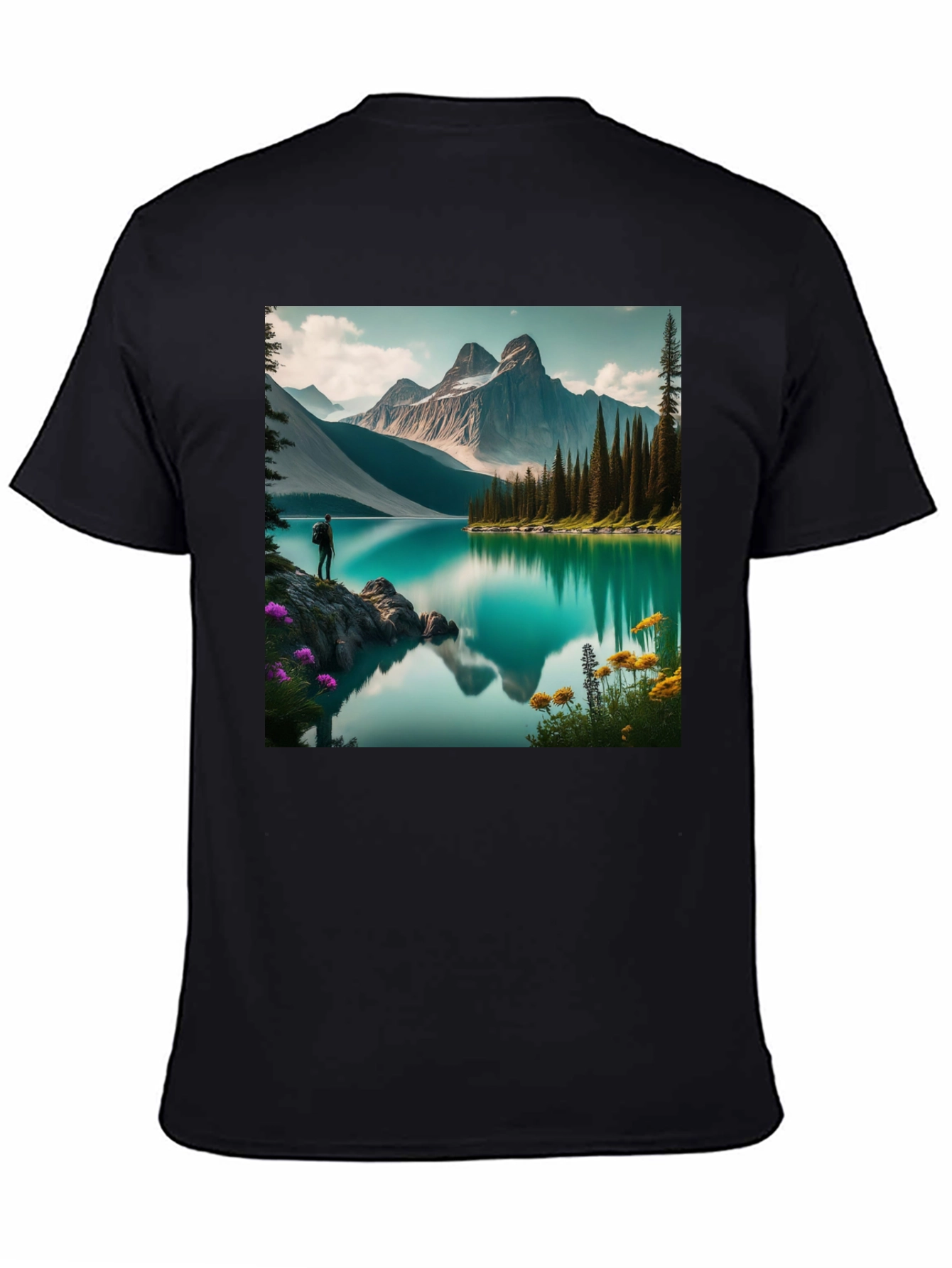 Mountain Lake Graphic Tee