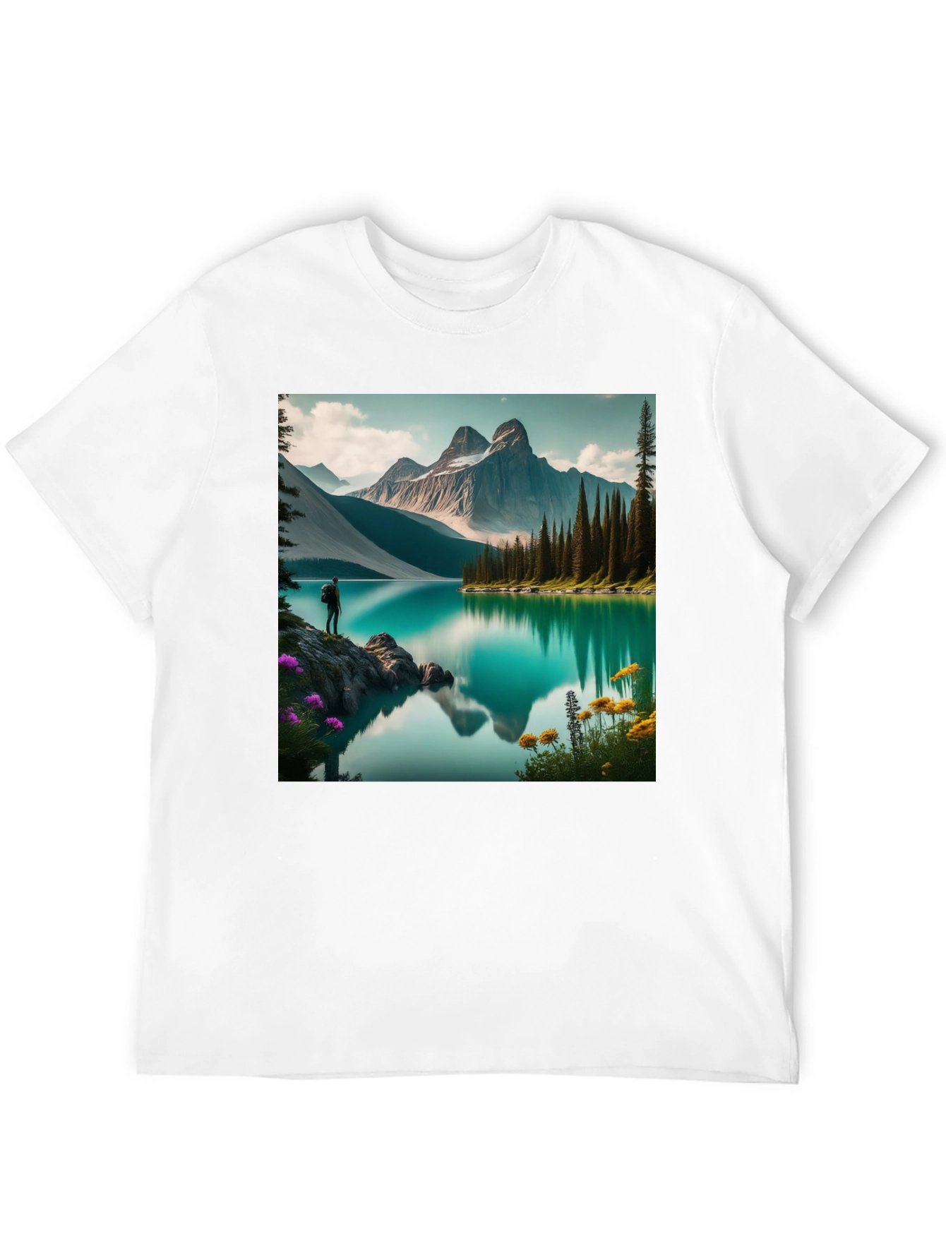Mountain Lake Graphic Tee