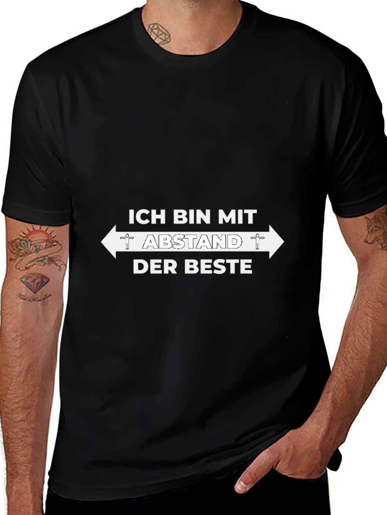 Ich Bin Mit Abstand Der Beste Graphic Tee