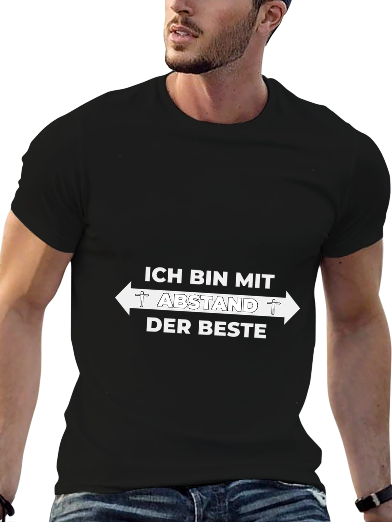 Ich Bin Mit Abstand Der Beste Graphic Tee