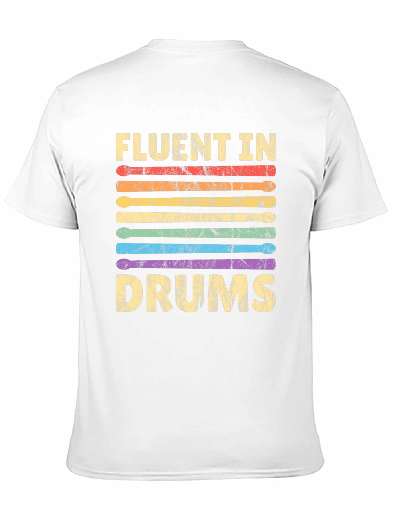Fluent In Drums T-Shirt - Music Lover Tee
