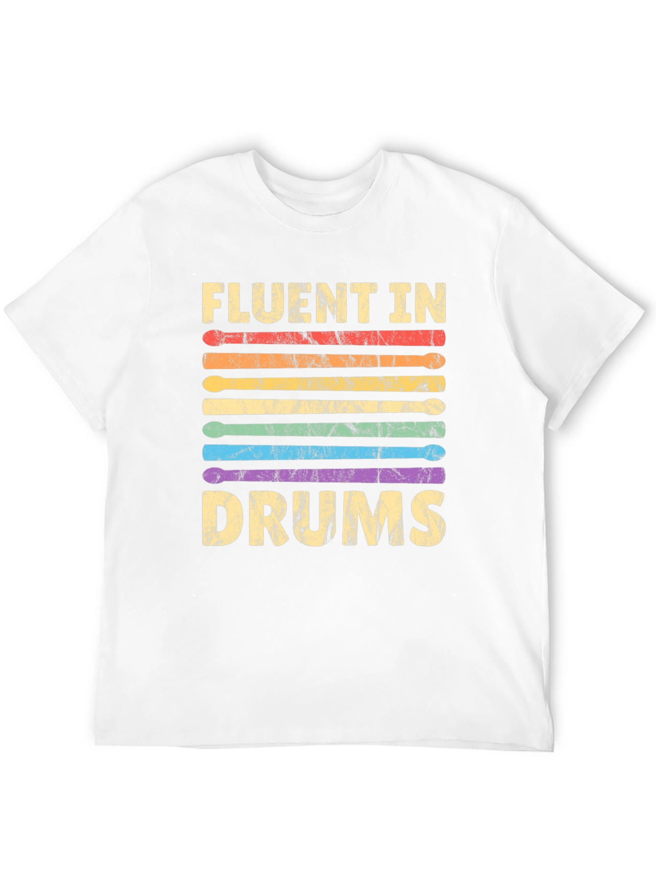 Fluent In Drums T-Shirt - Music Lover Tee