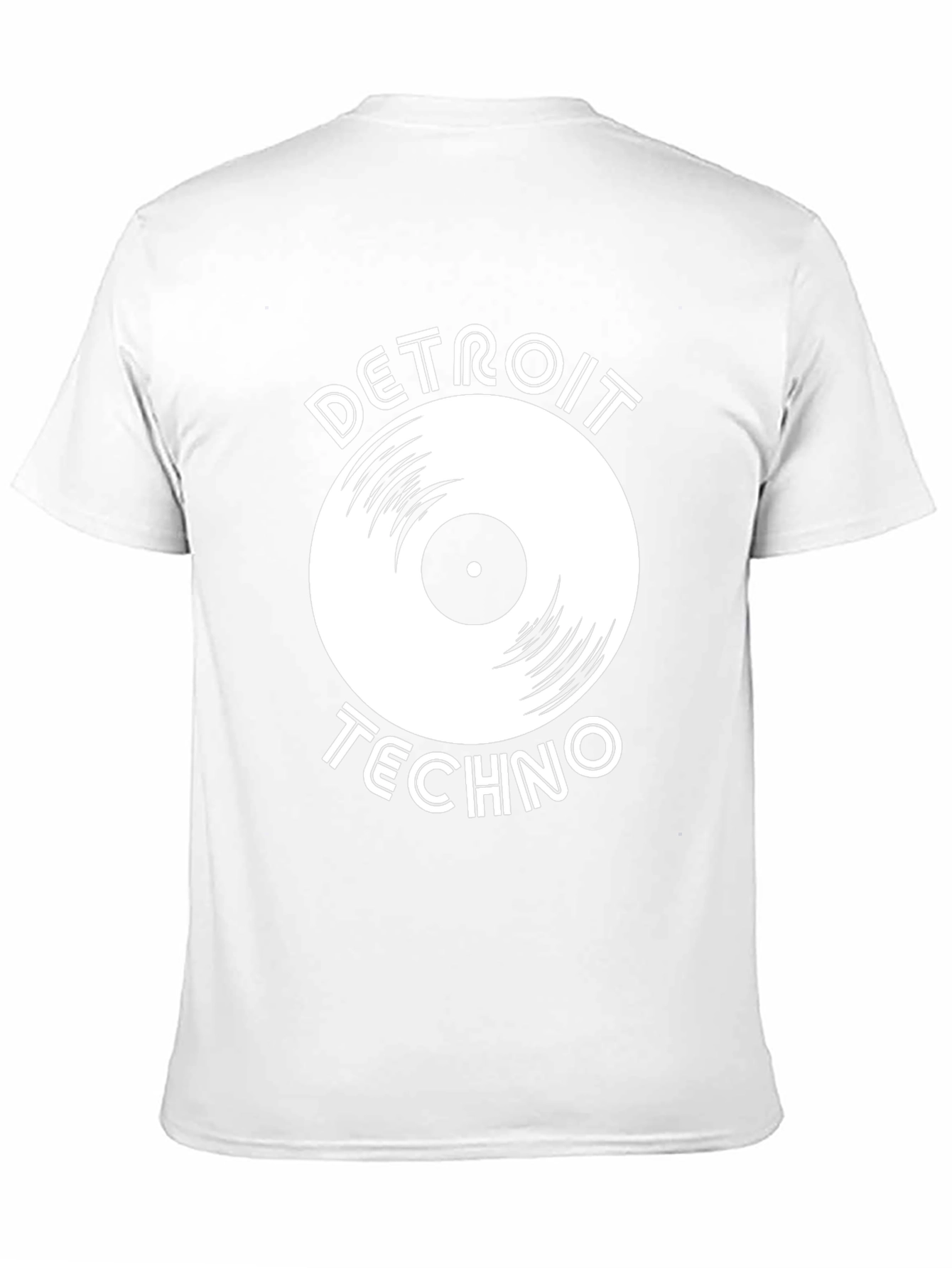 Detroit Techno Vinyl Record Graphic T-Shirt
