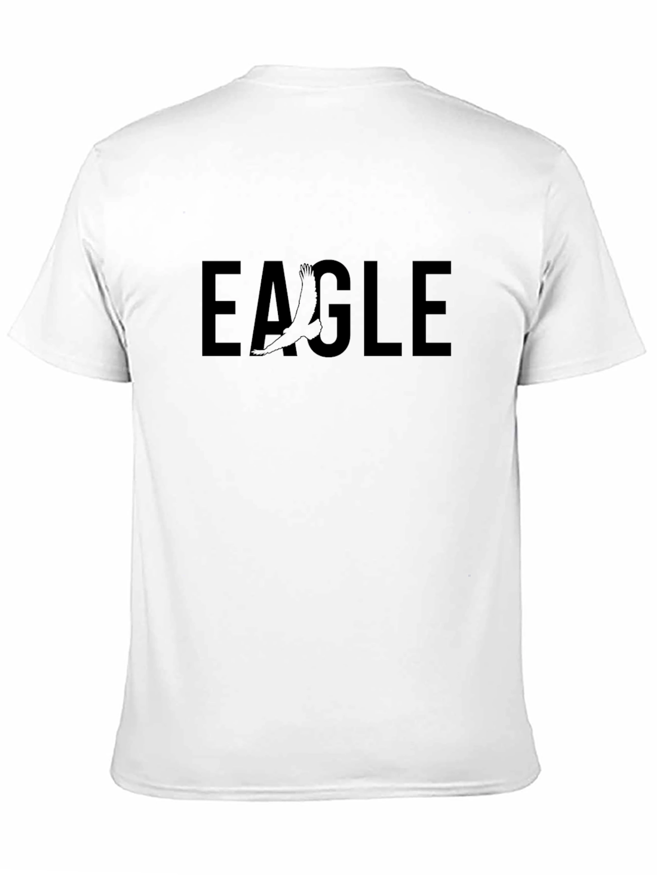 Bold Eagle Graphic Tee - Black