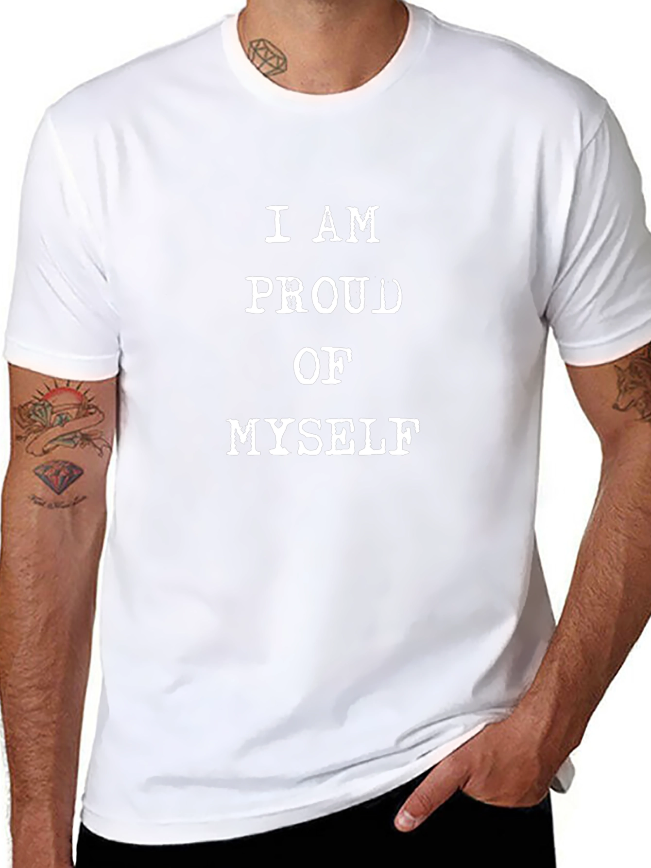 I Am Proud of Myself T-Shirt - Motivational Tee
