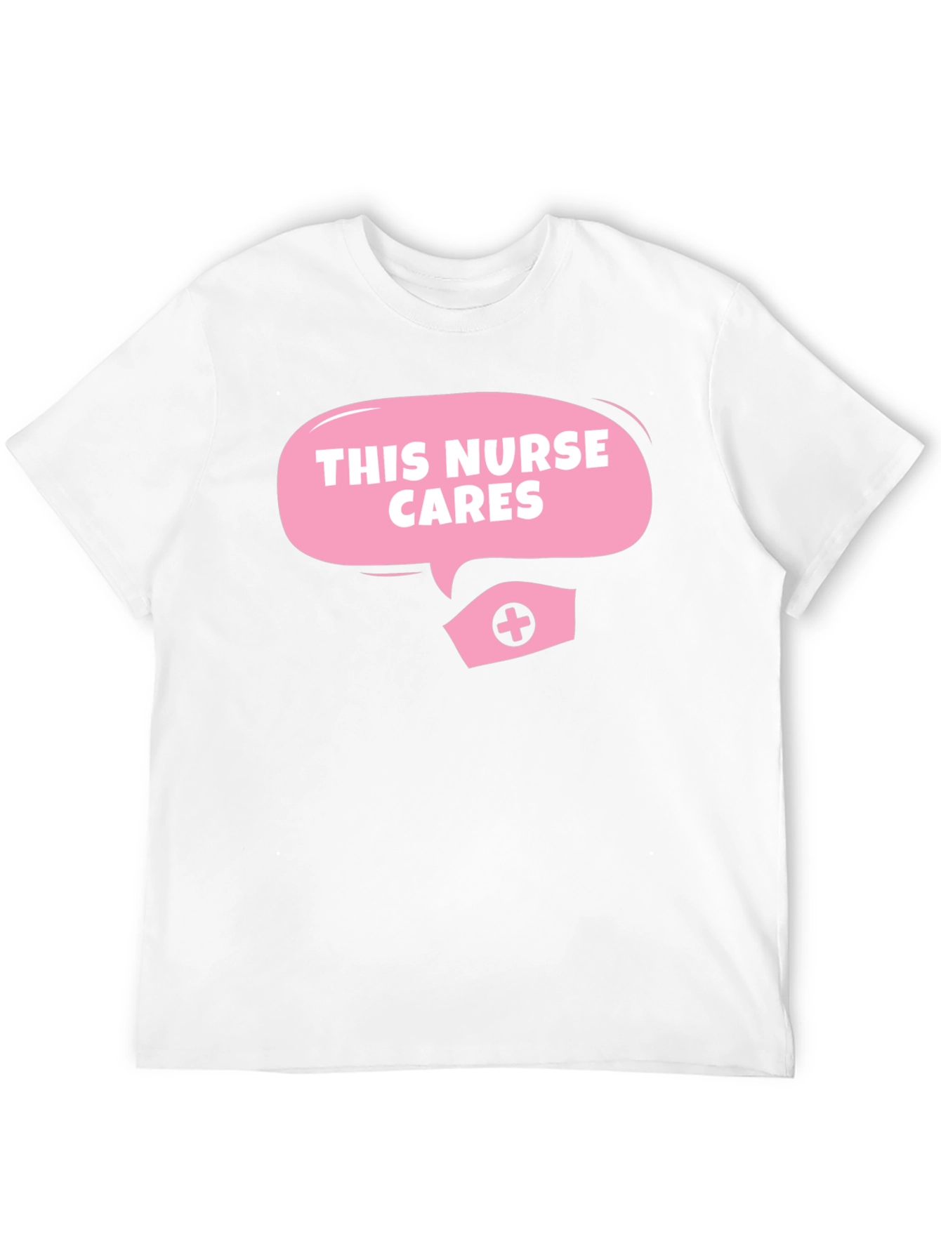This Nurse Cares - Black T-Shirt