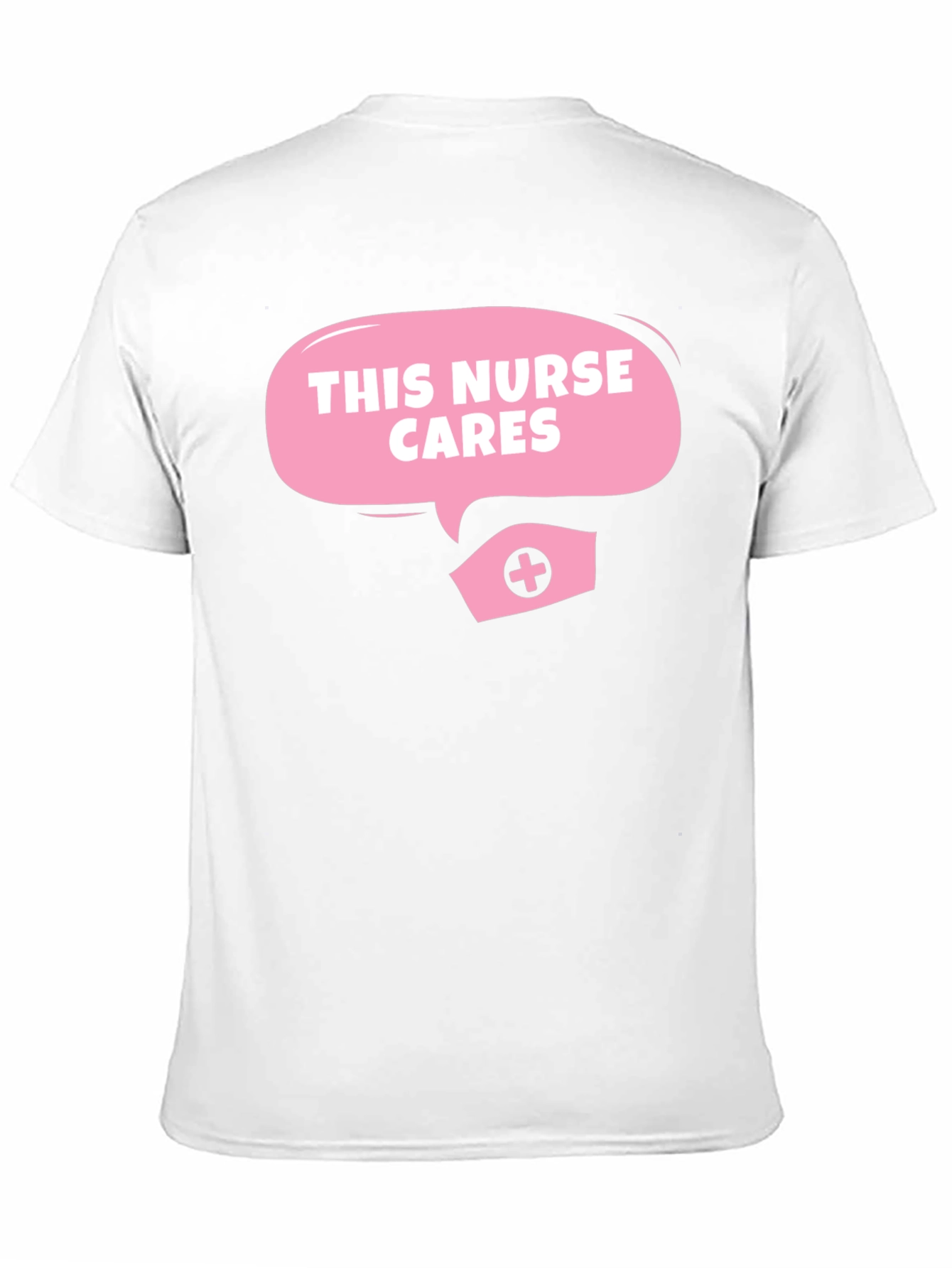 This Nurse Cares - Black T-Shirt
