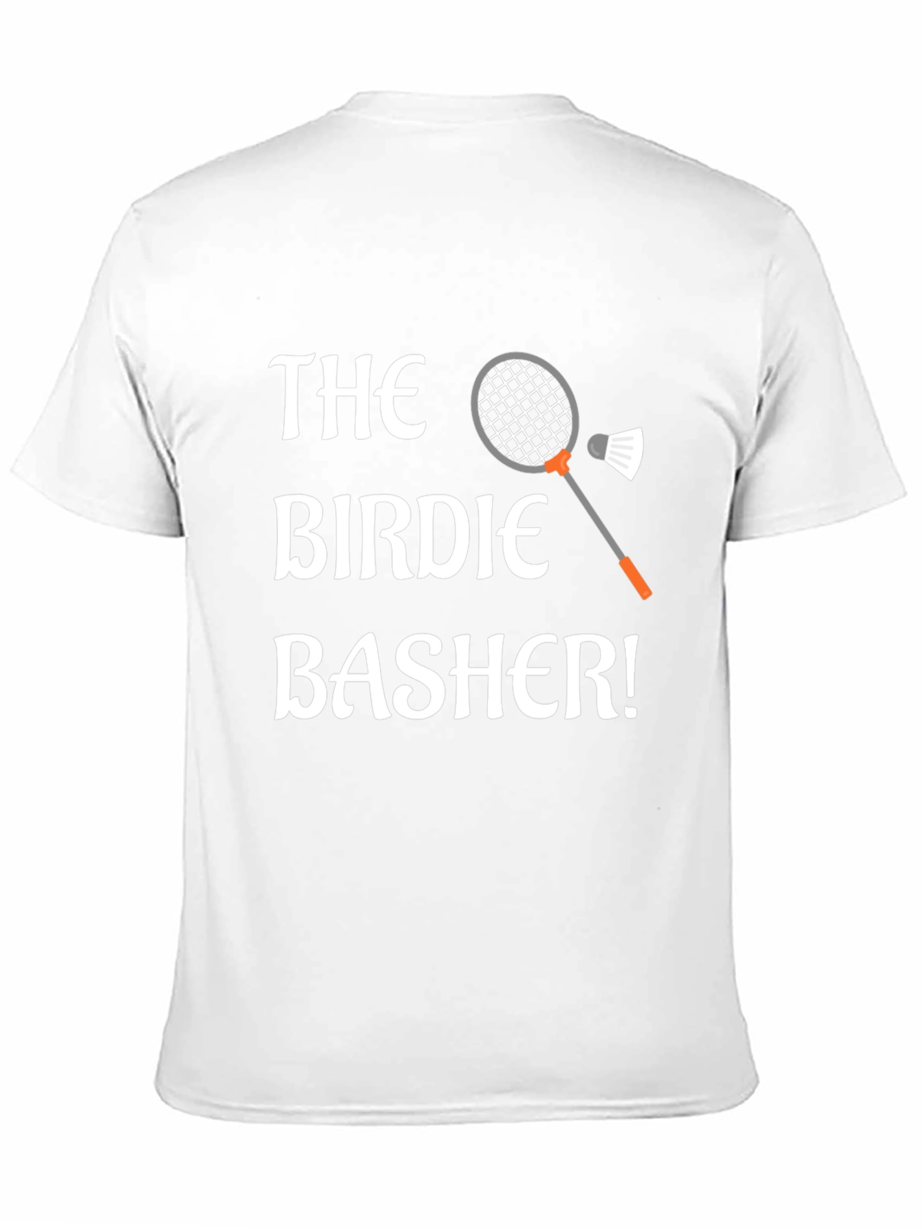Birdie Basher Badminton T-Shirt - Sporty Graphic Tee